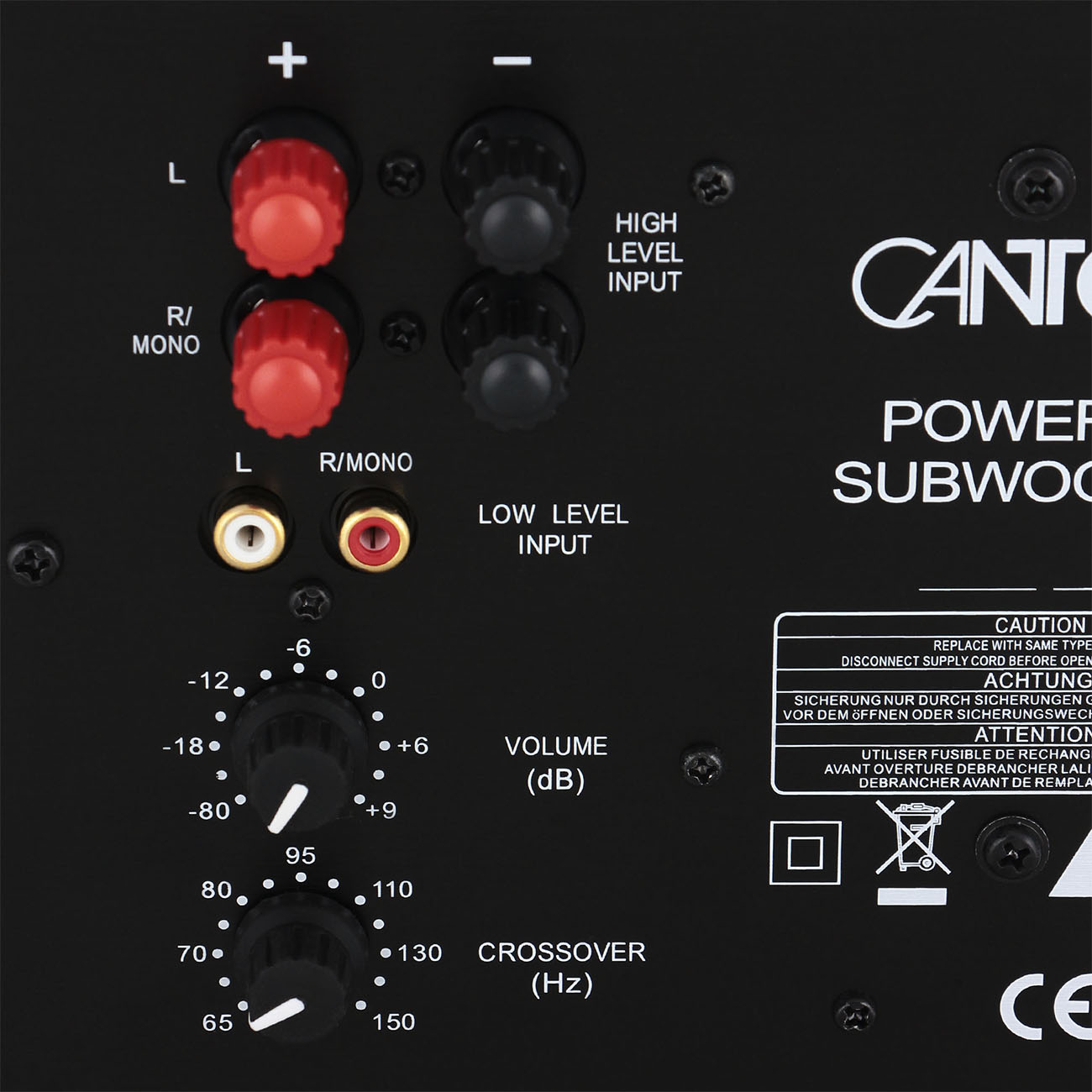 Комплект акустических систем Canton Movie 75 черный