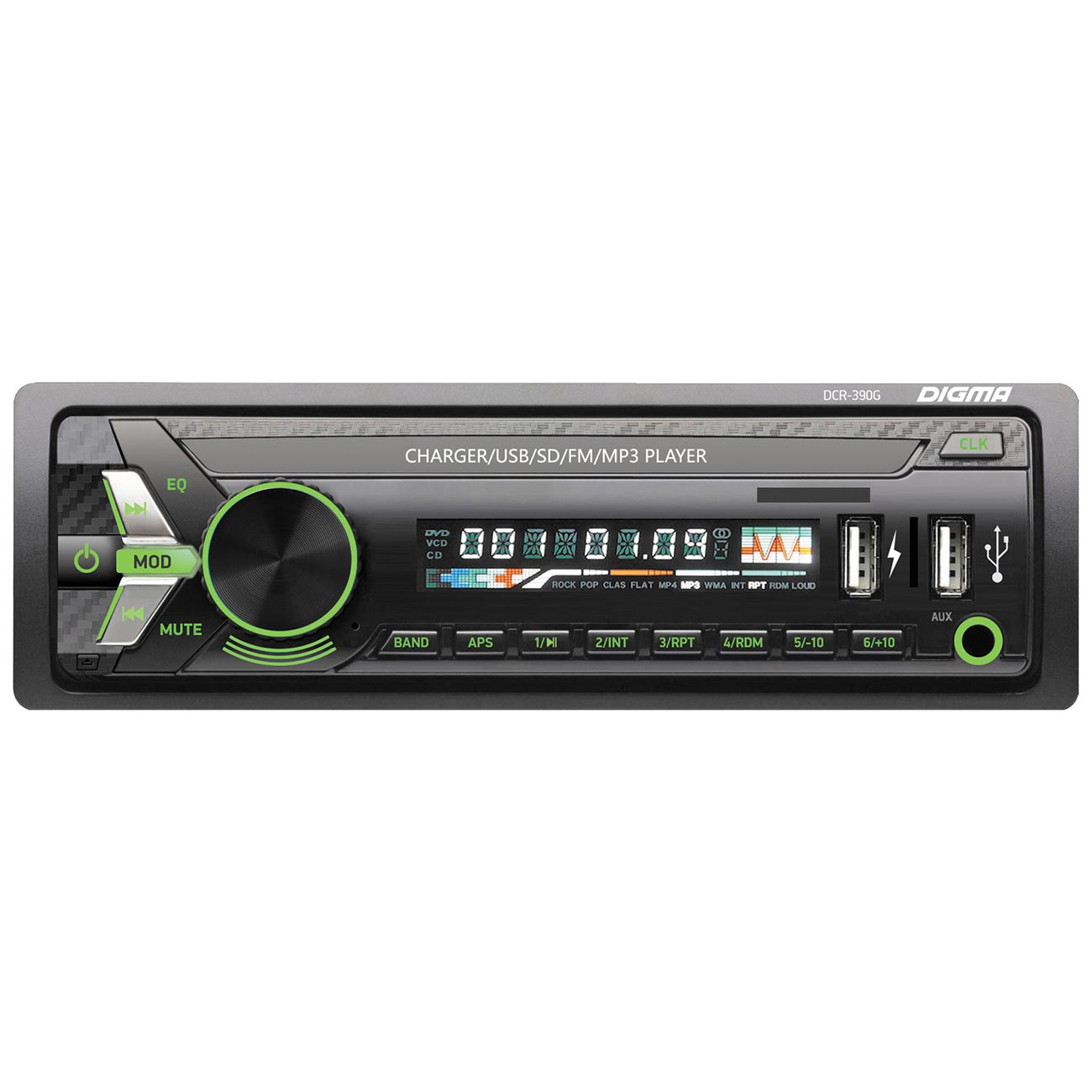 USB-Автомагнитола Digma DCR-390G фото