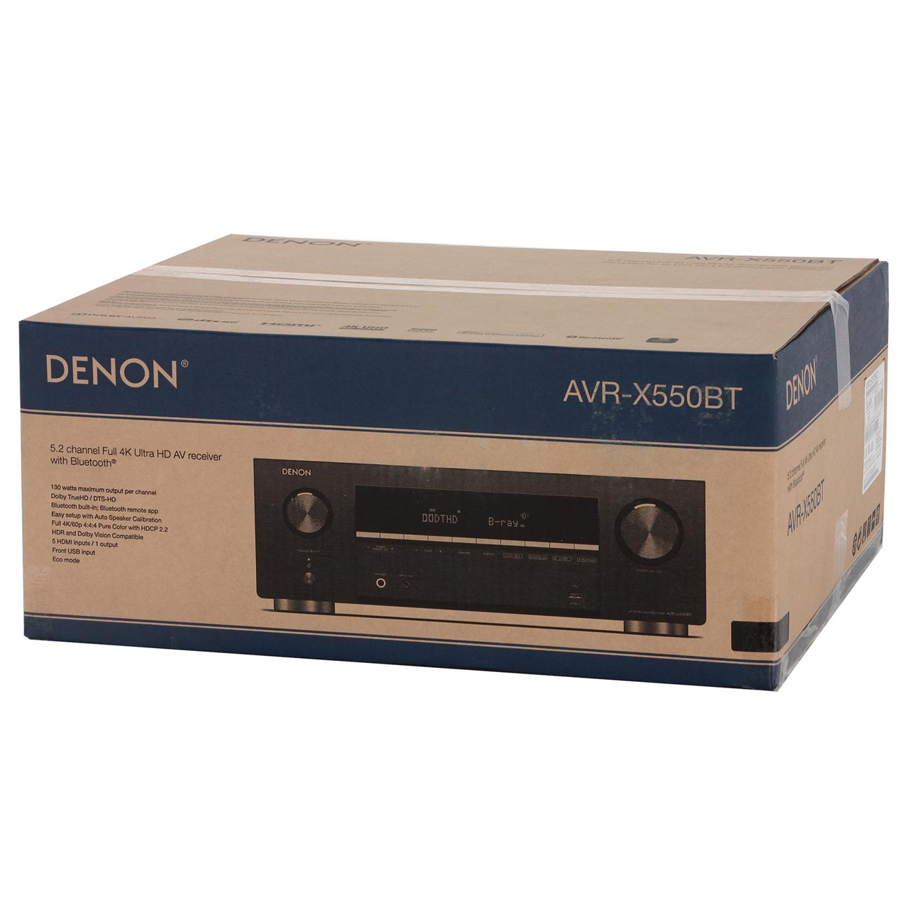 Ресивер Denon AVR-X550BT черный