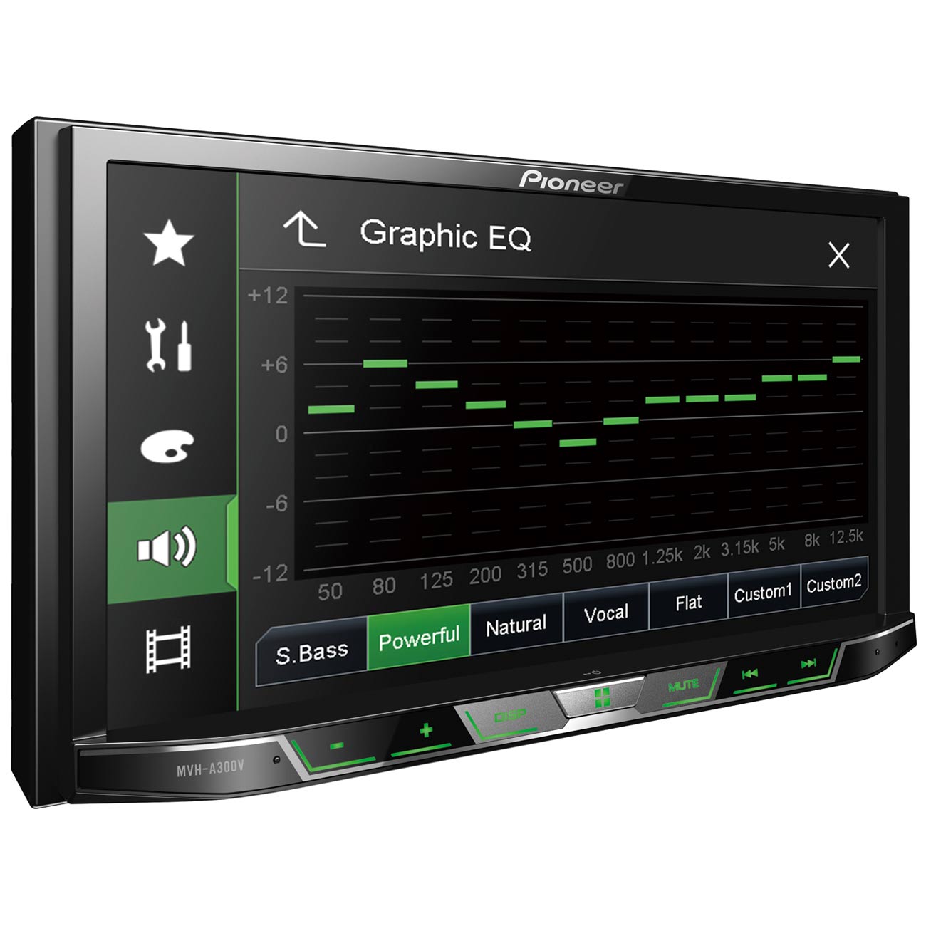 USB-Автомагнитола c встроенным монитором Pioneer MVH-A300V