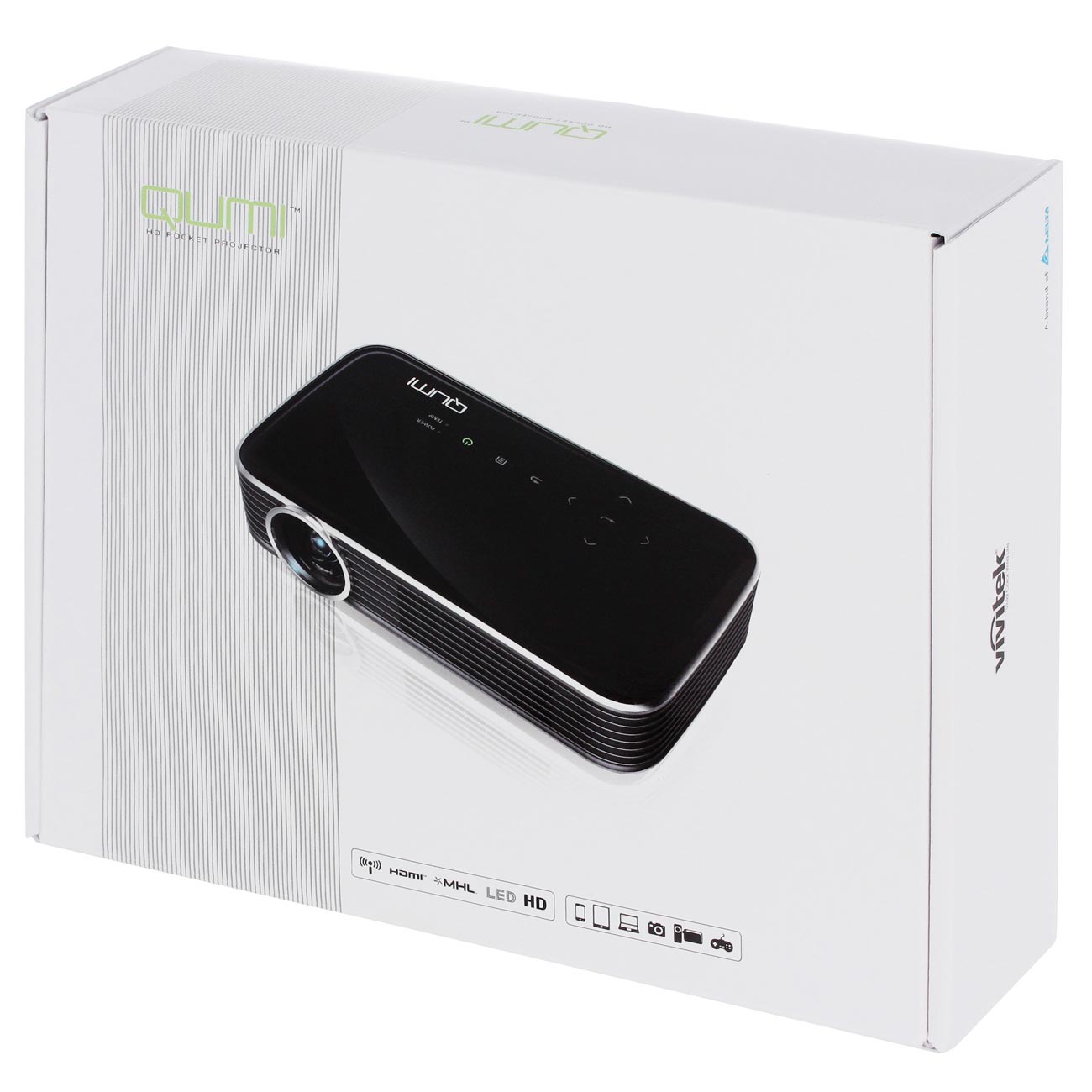 Видеопроектор для домашнего кинотеатра Vivitek Qumi Q8 черный