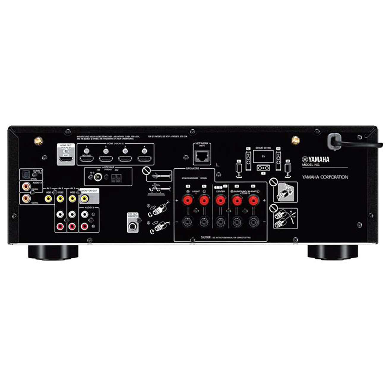 Ресивер Yamaha RX-V485 Black