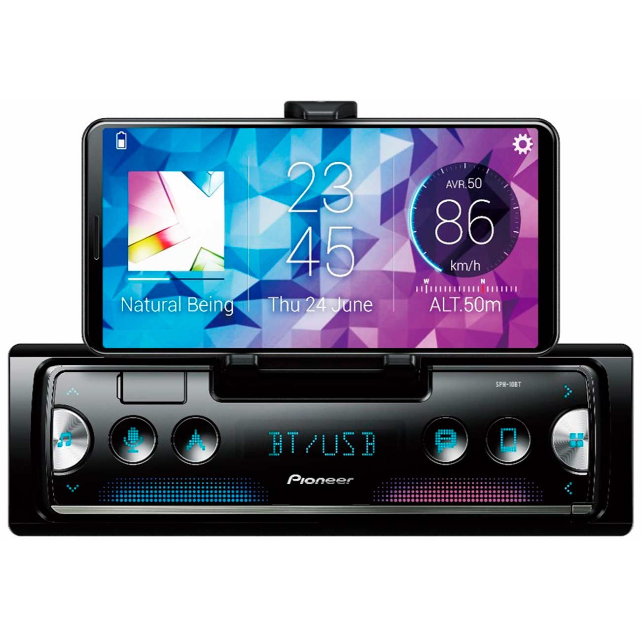 Автомагнитола для смартфона Pioneer SPH-10BT фото