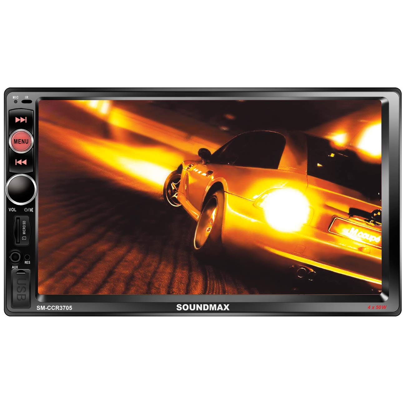 USB-Автомагнитола c встроенным монитором Soundmax SM-CCR3705 фото