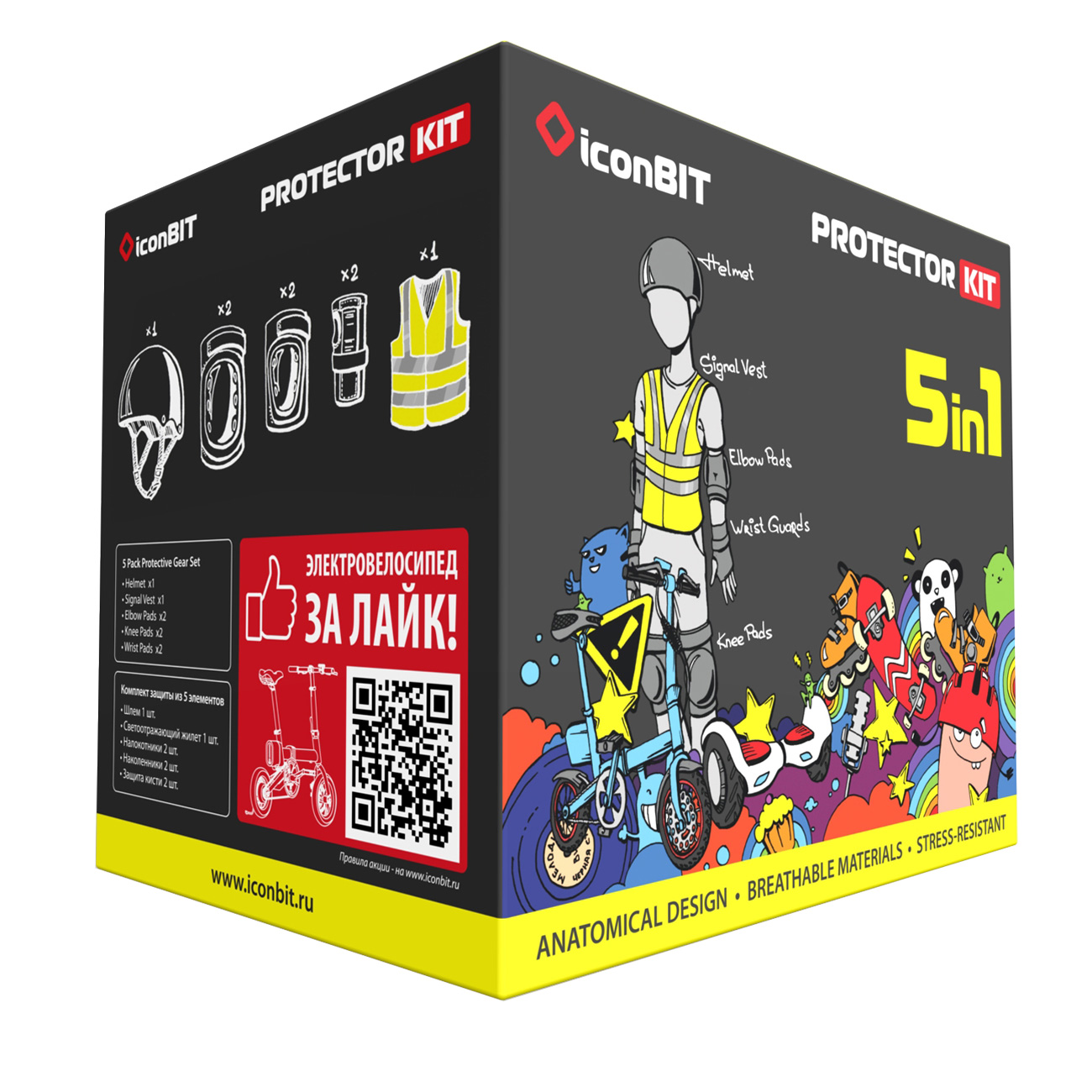 Комплект защиты iconBIT Protector Kit, size L (AS-1918K)