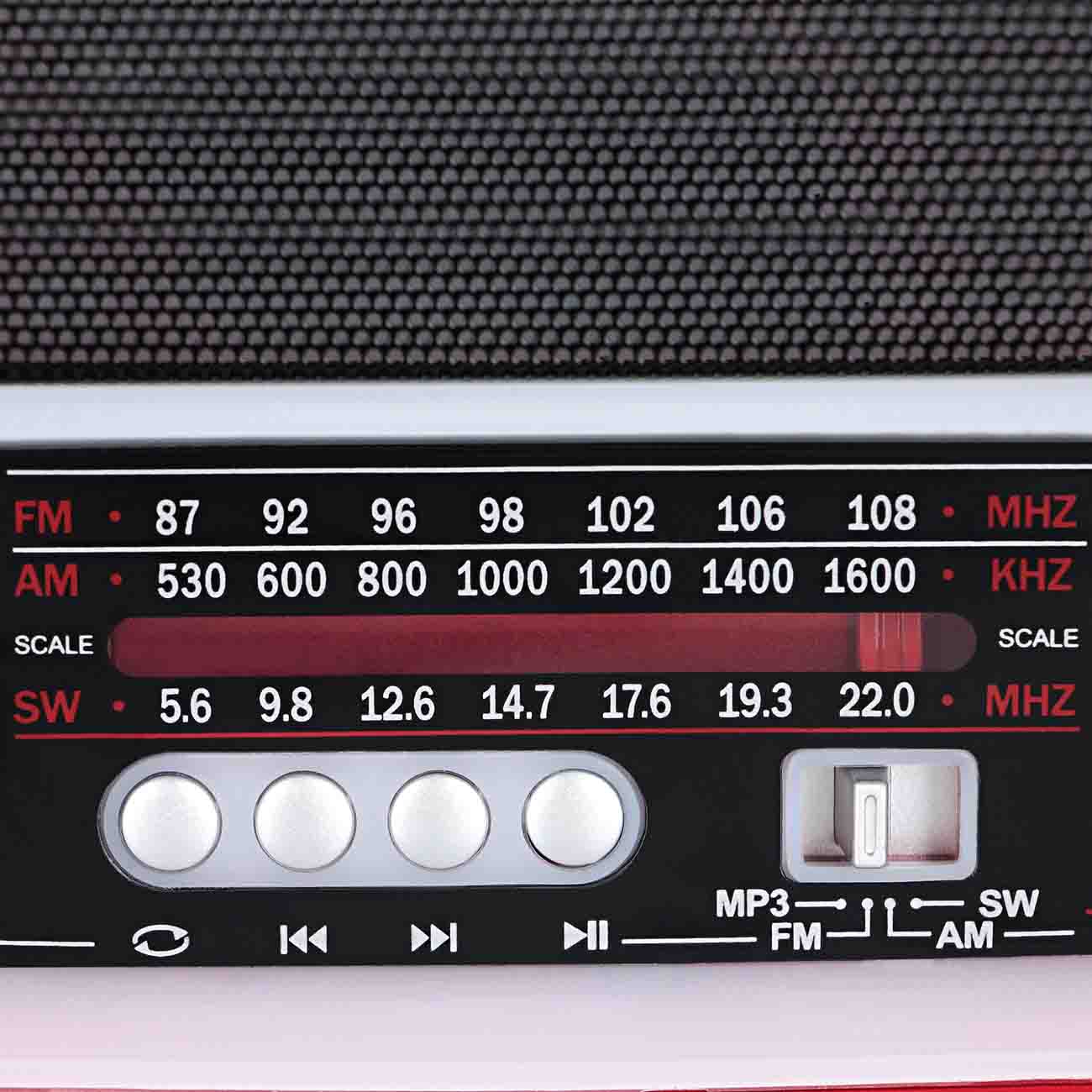 Радиоприемник MAX MR-390 красный