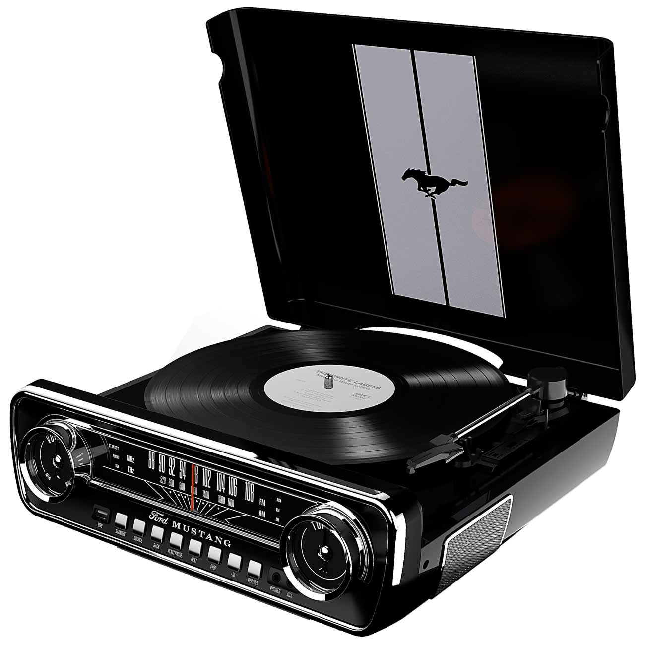 Виниловый проигрыватель ION Audio MUSTANG LP BK фото