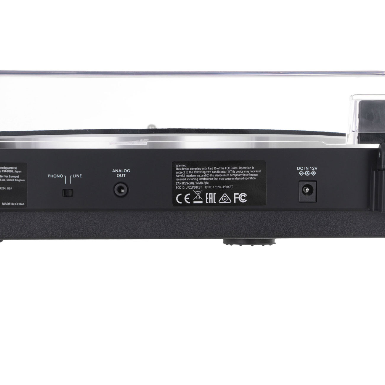 Виниловый проигрыватель Audio-Technica AT-LP60XBT Black