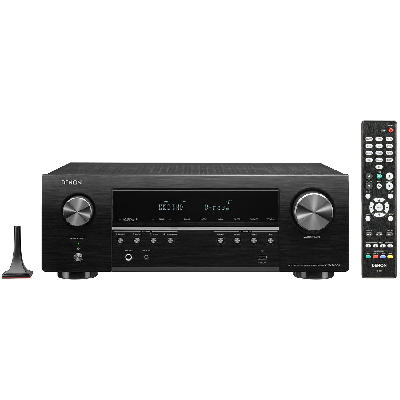 Ресивер Denon AVR-S650H черный