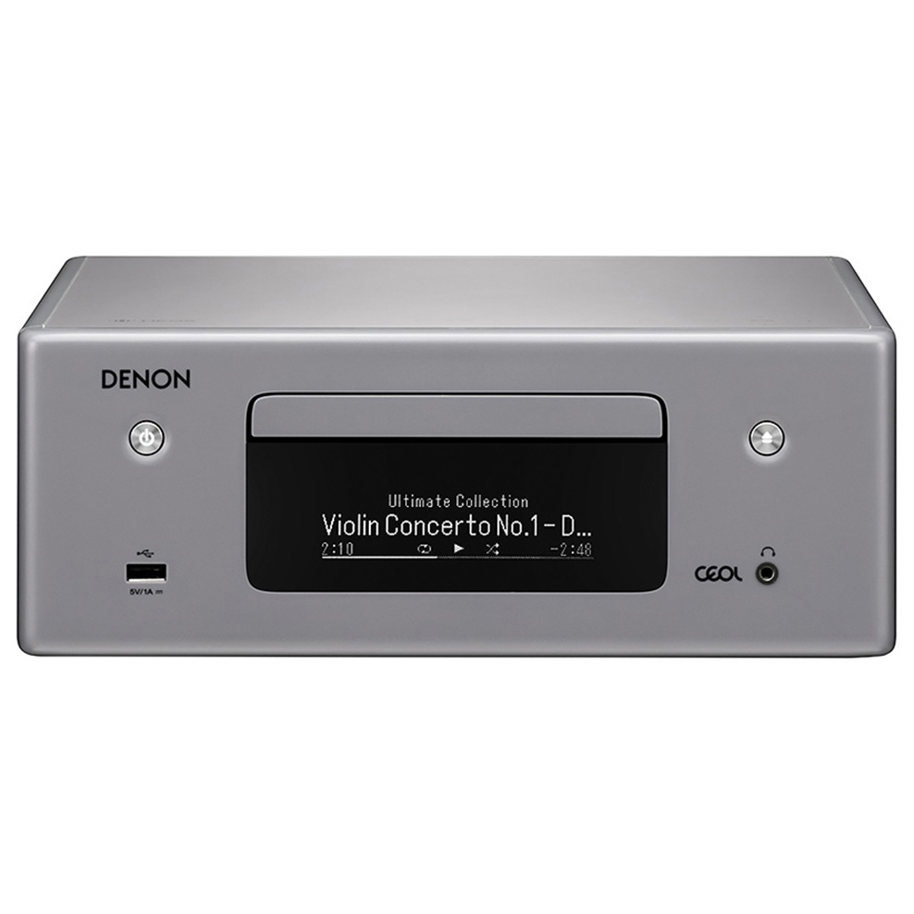 Сетевой CD-плеер с ресивером Denon RCD-N10 серый