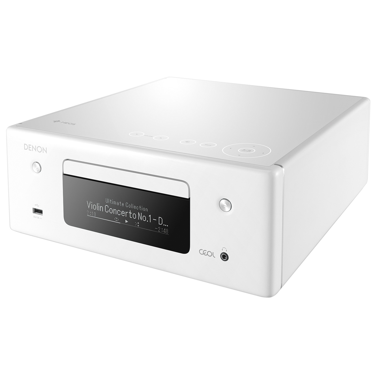 Сетевой CD-плеер с ресивером Denon RCD-N10 белый