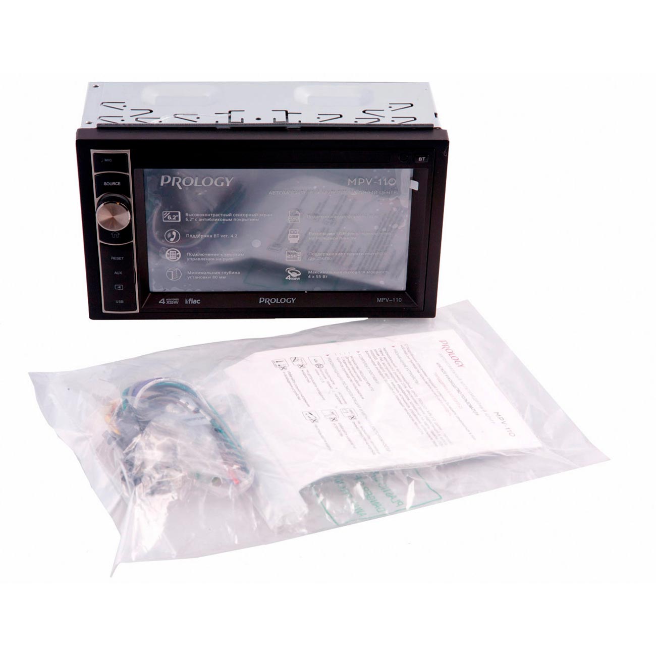 USB-Автомагнитола c встроенным монитором Prology MPV-110