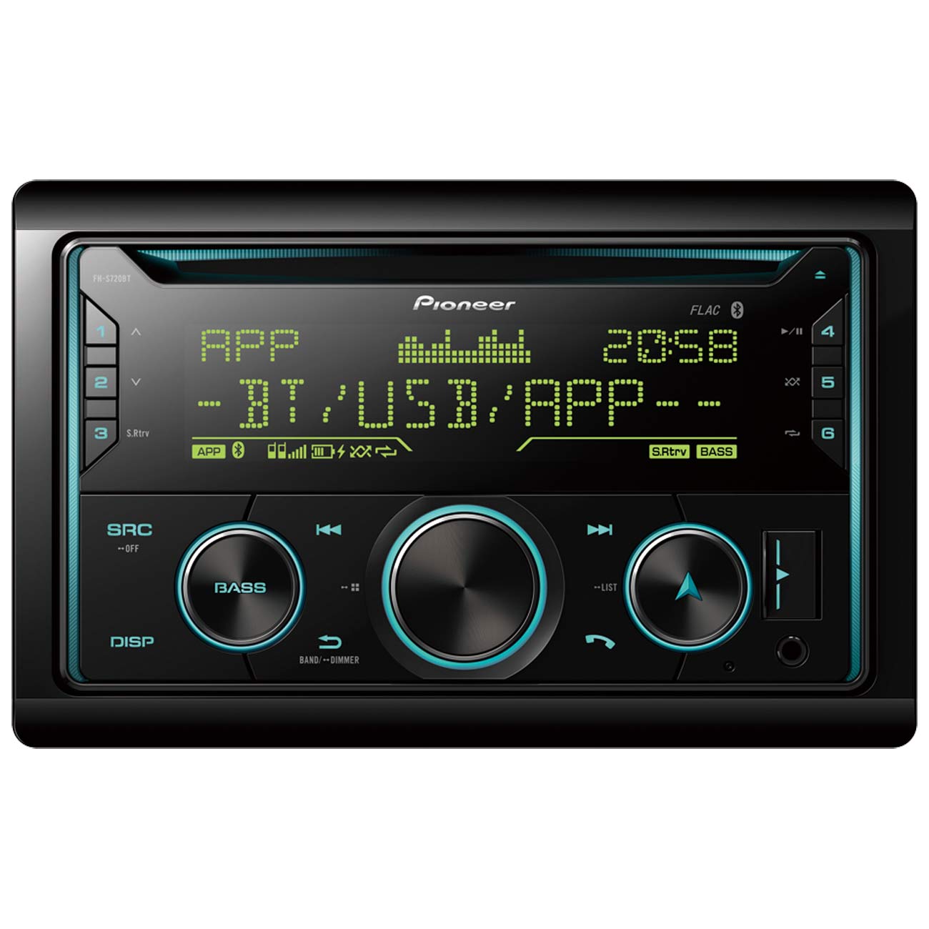 Автомобильная магнитола с CD MP3 Pioneer FH-S720BT
