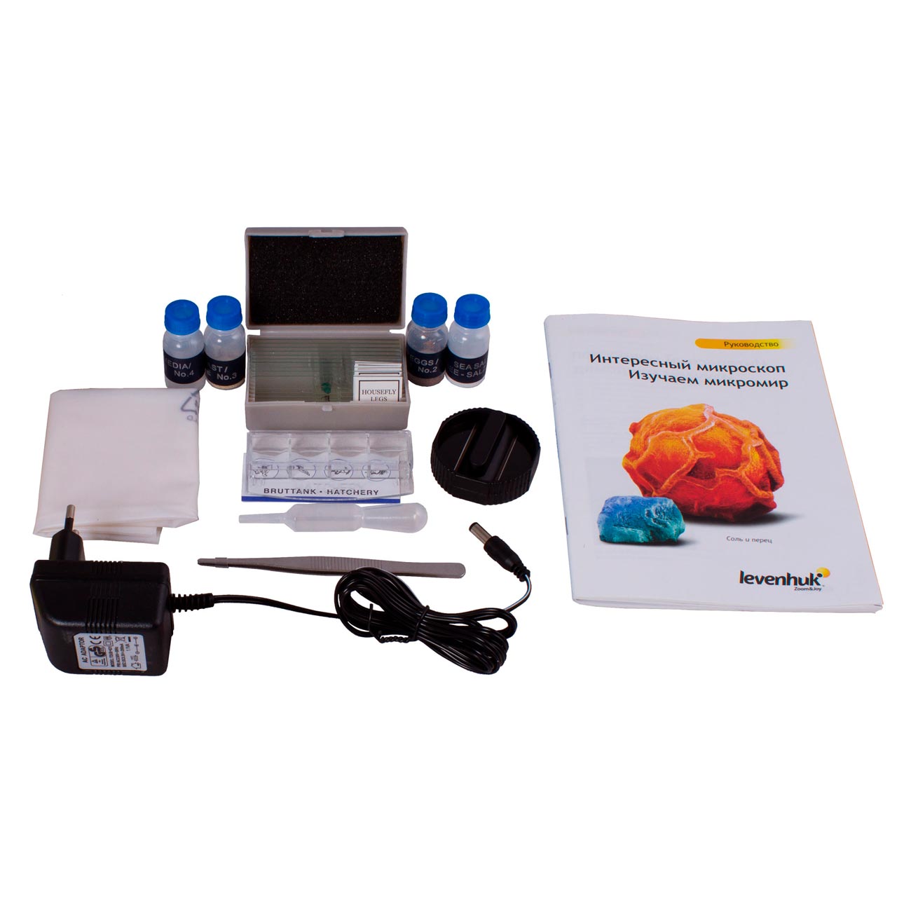 Микроскоп Levenhuk Rainbow 50L PLUS Moonstone