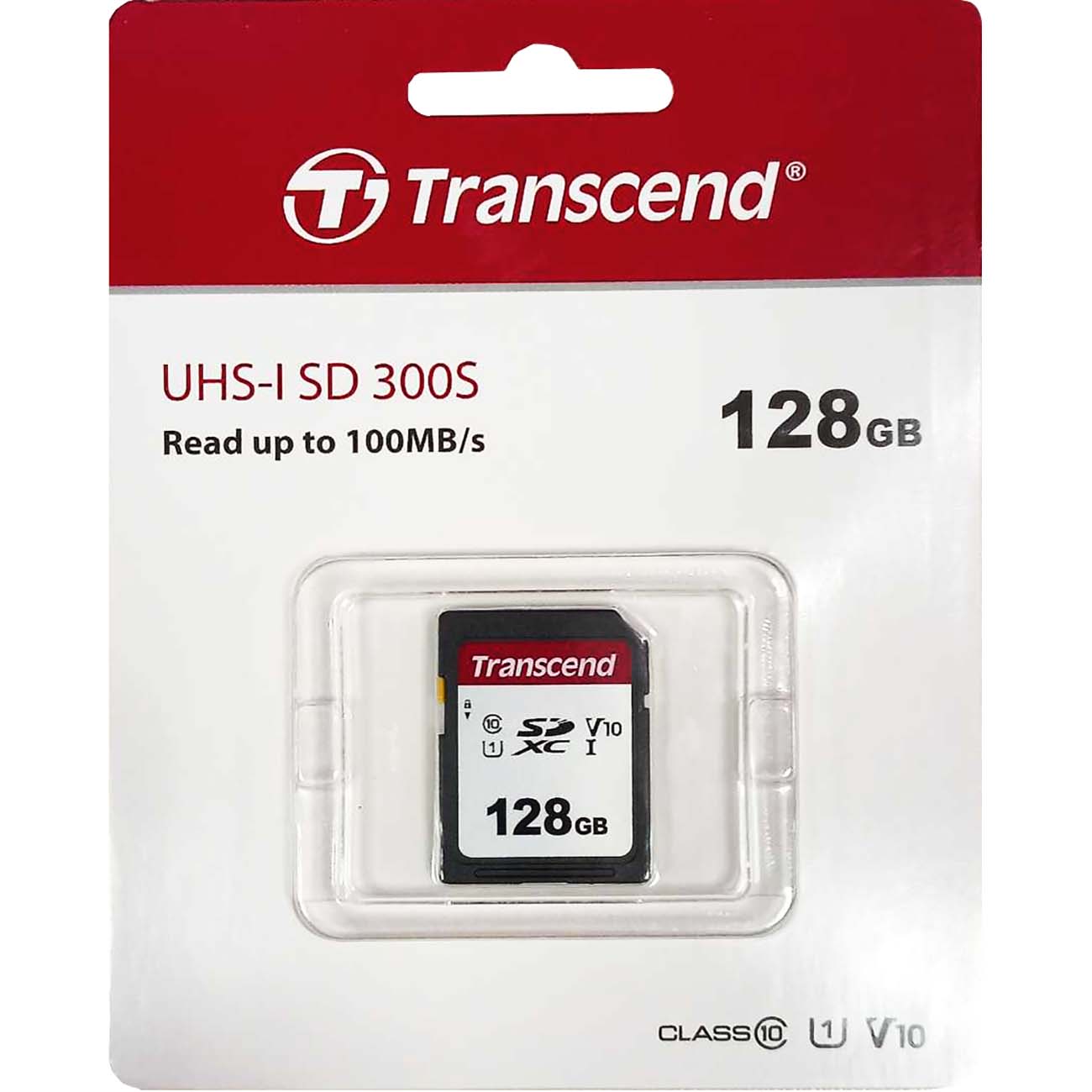 Карта памяти SDXC Transcend 128GB (TS128GSDC300S)