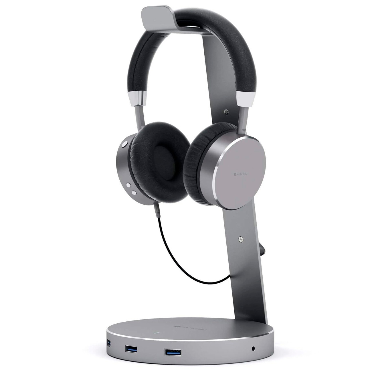 Подставка Satechi Aluminium USB 3.0 Headphone Stand (ST-AHSHU3M)