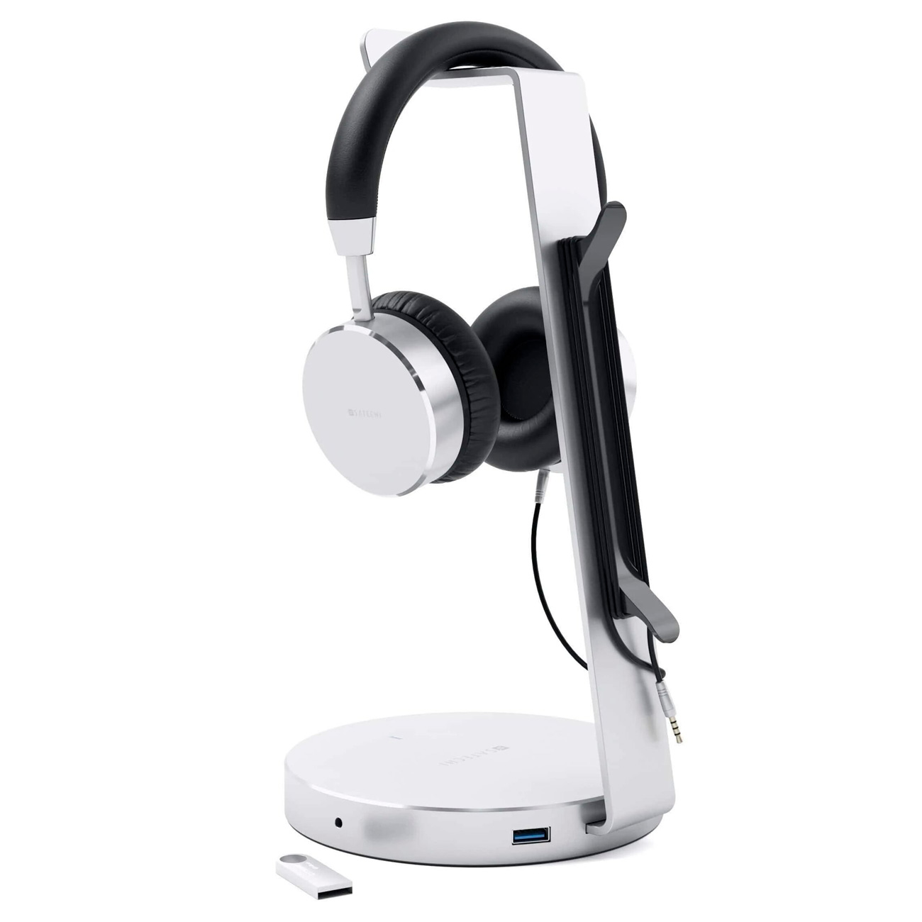 Подставка Satechi Aluminium USB 3.0 Headphone Stand (ST-AHSHU3)