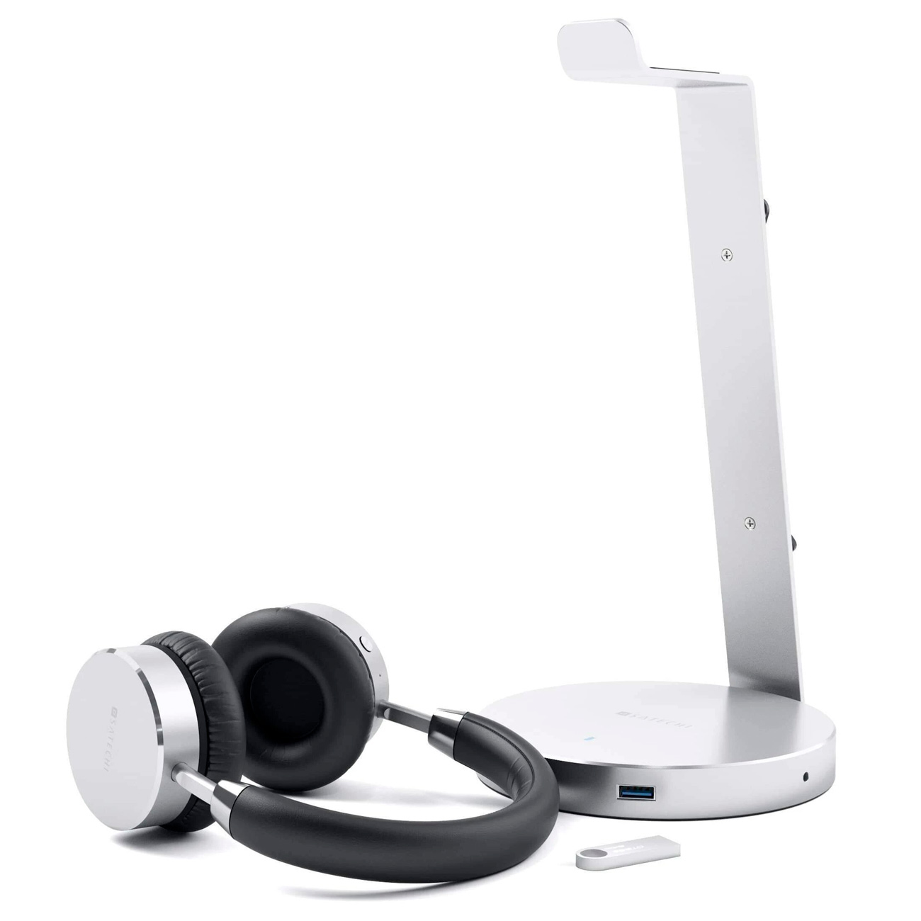 Подставка Satechi Aluminium USB 3.0 Headphone Stand (ST-AHSHU3)