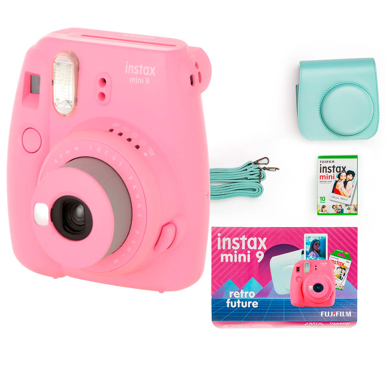 Фотоаппарат моментальной печати Fujifilm Instax Mini 9 Pink Line SET фото