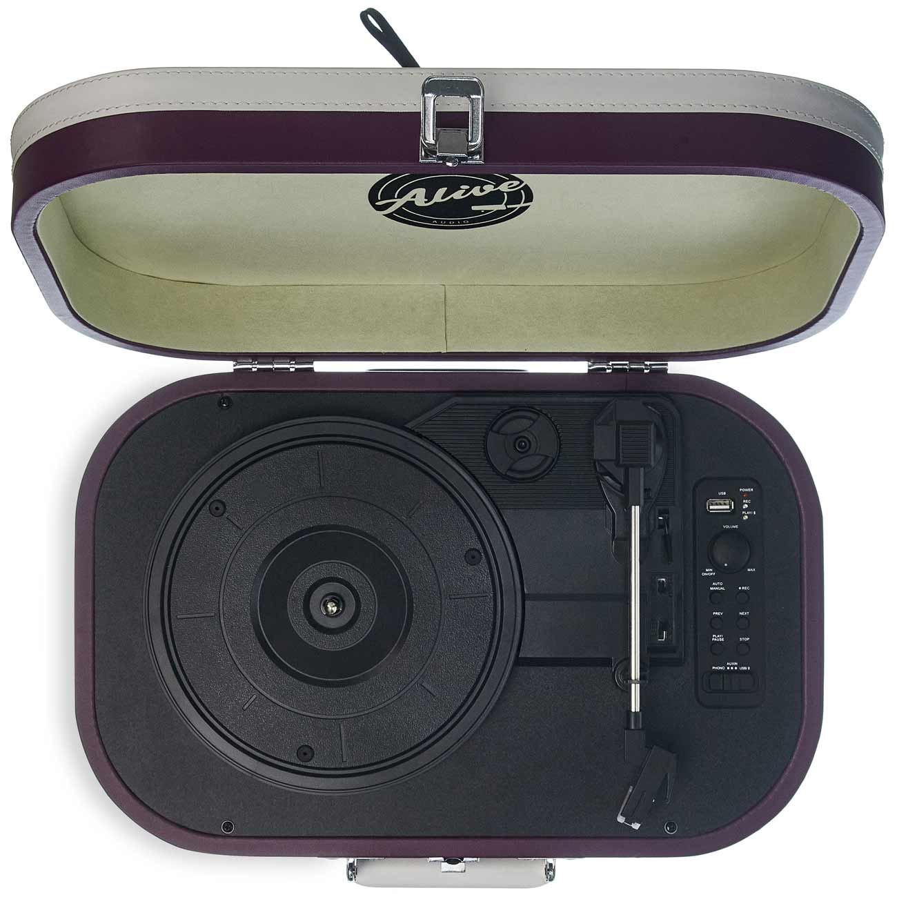 Виниловый проигрыватель Alive Audio VINTAGE Blueberry Nights (VNT-02-BN)