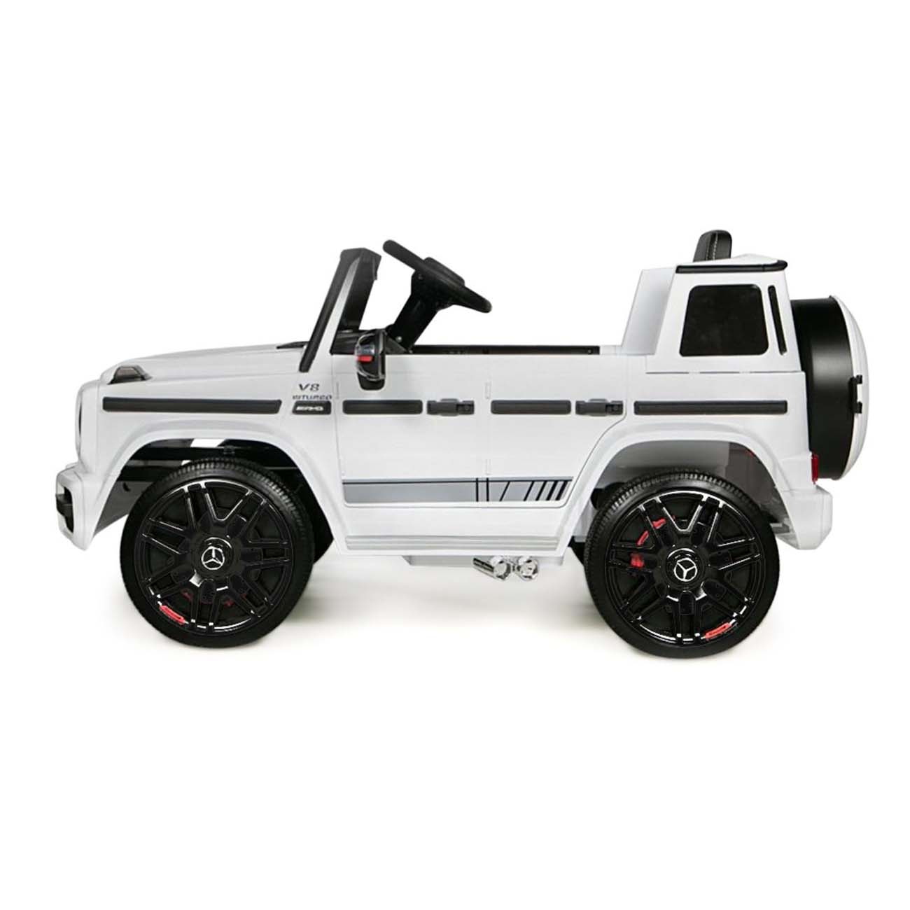 Электромобиль R-Wings Mercedes-Benz G63 AMG 12V, White (RWE02)