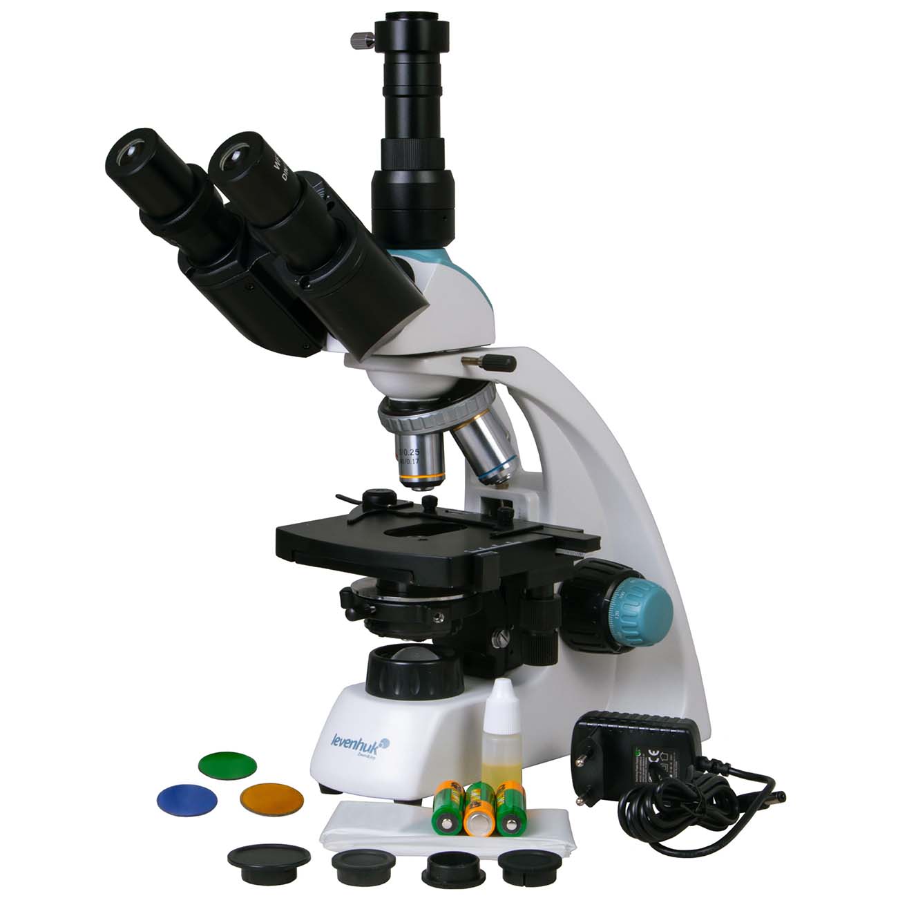 Микроскоп Levenhuk 400T, тринокулярный (75421)