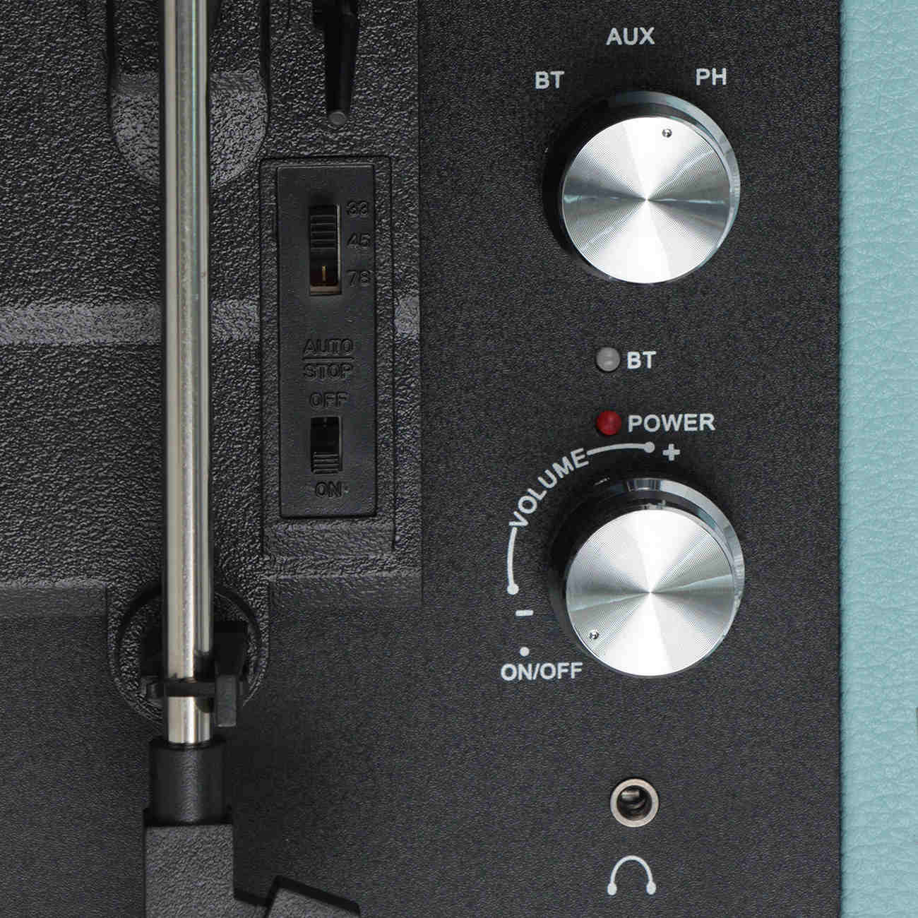 Виниловый проигрыватель Alive Audio STORIES Turquoise Bluetooth (STR-06-TS)