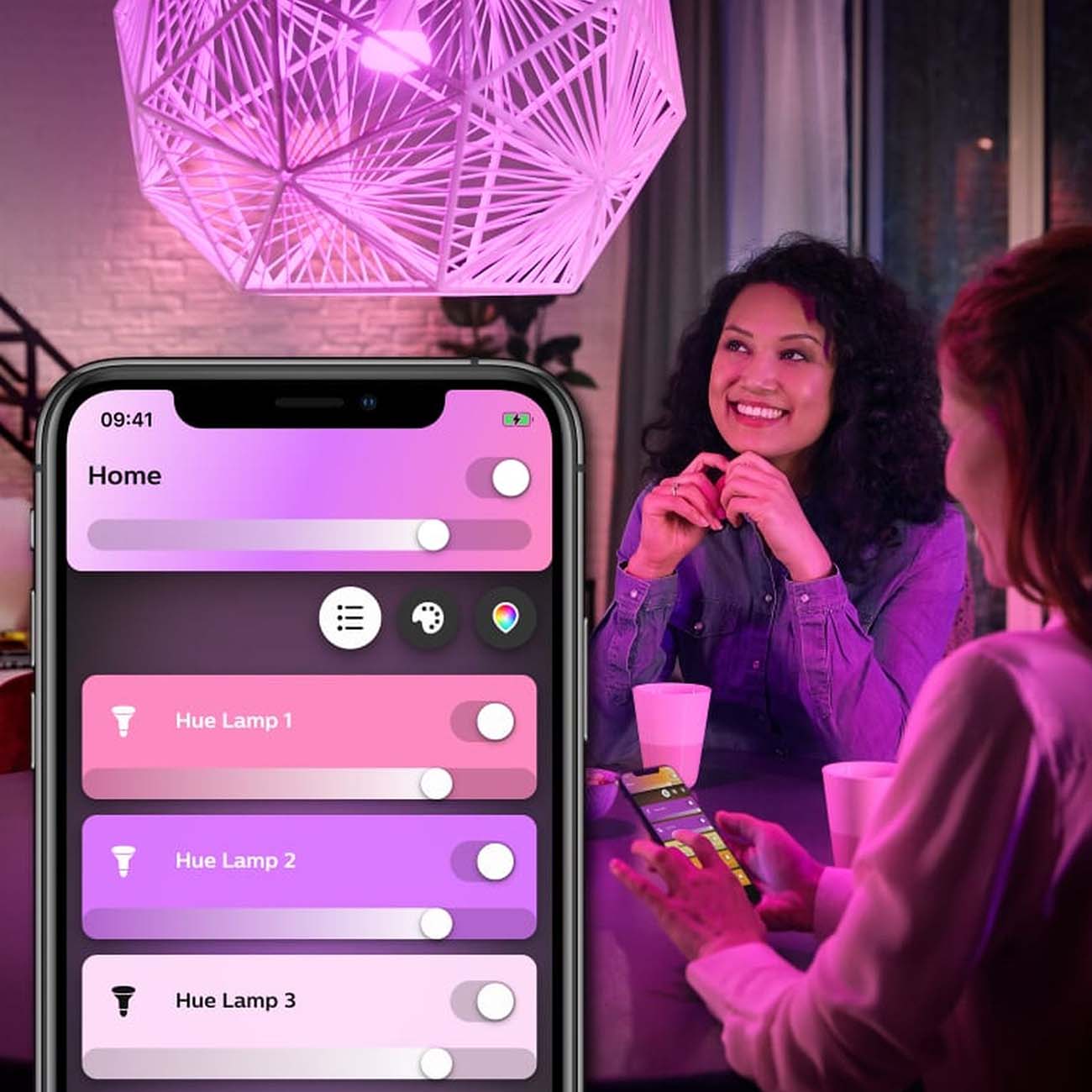 Умная лампочка Philips Hue Starter Kit E27 Color (929002216825)