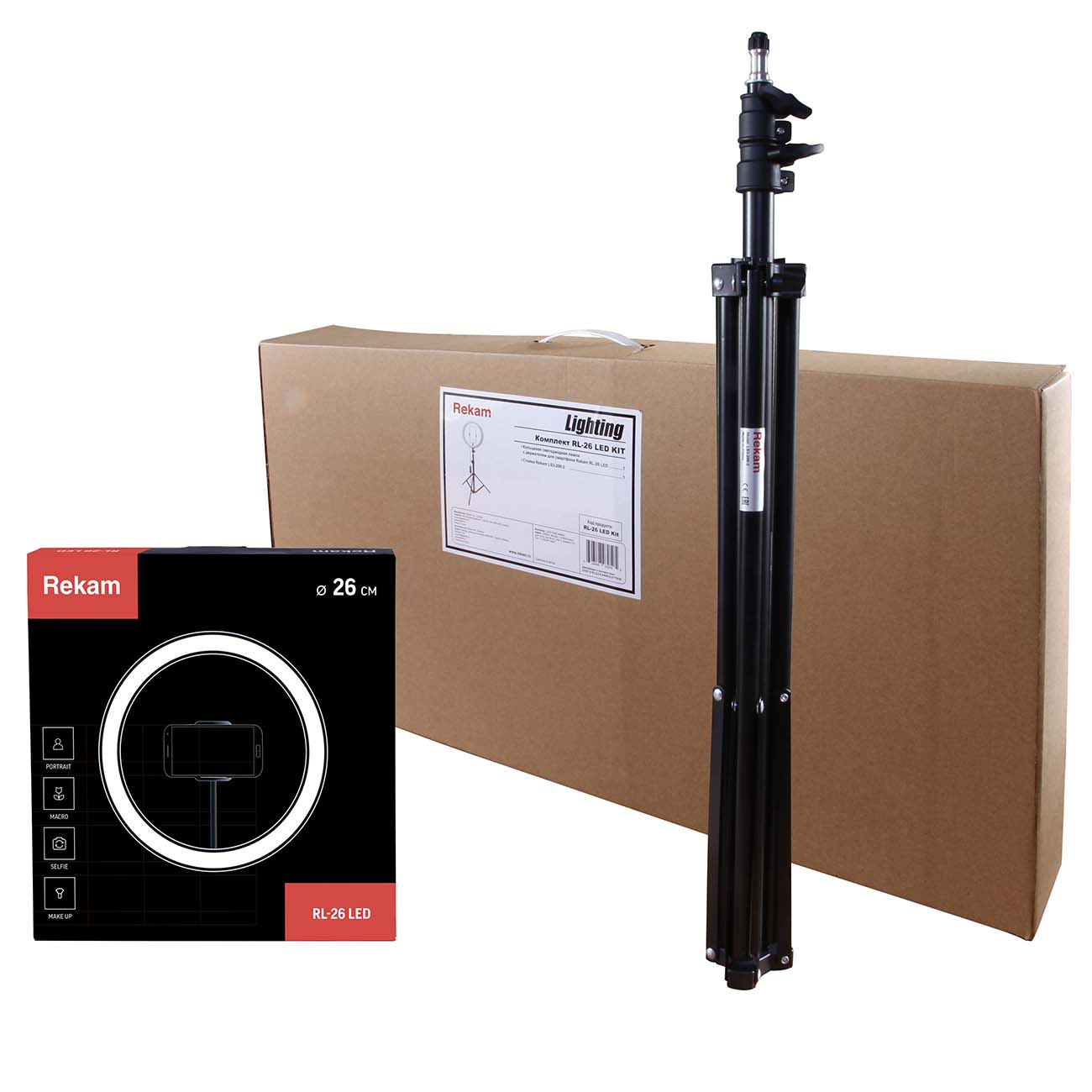 Комплект постоянного света для смартфона Rekam RL-26 LED Kit