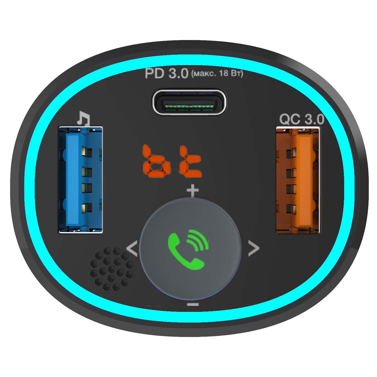 Автомобильный FM-модулятор Ritmix FMT-B300