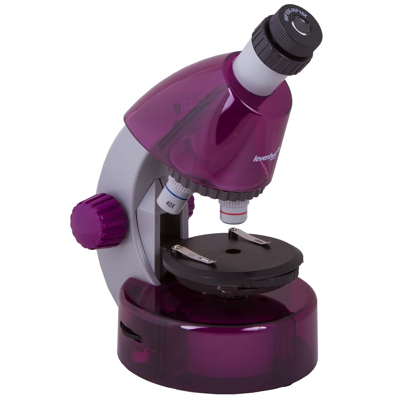 Микроскоп Levenhuk LabZZ MV1 Amethyst + книга (77622)