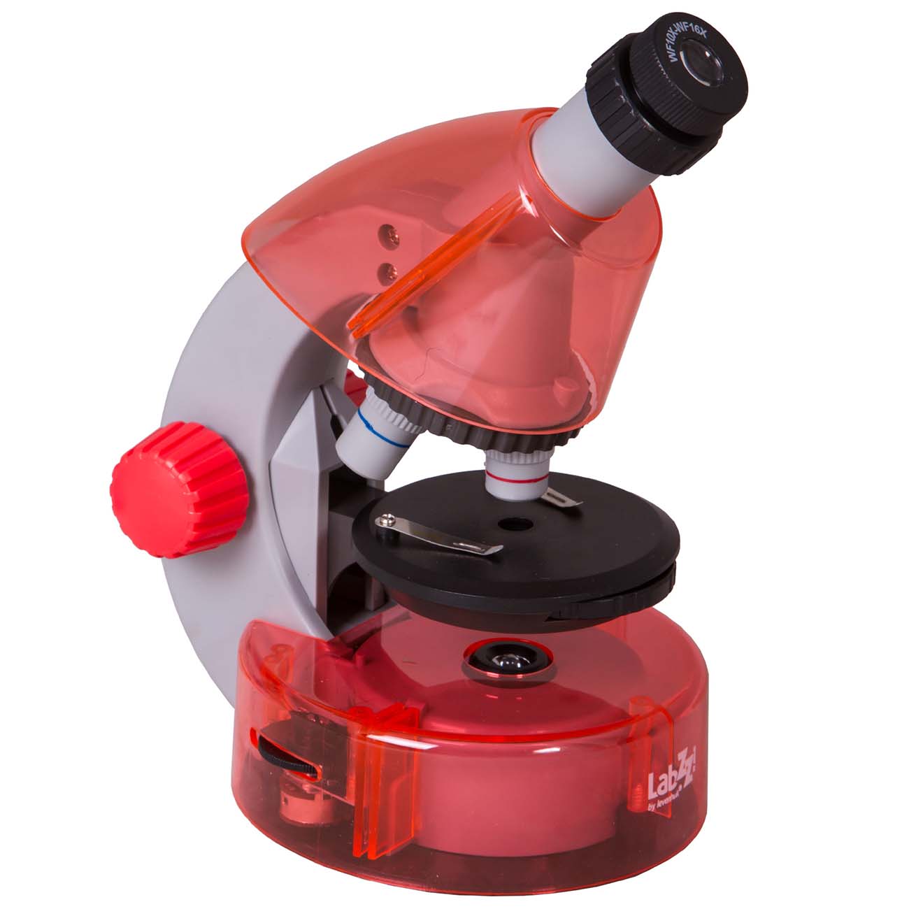 Микроскоп Levenhuk LabZZ MV1 Orange + книга (77624)