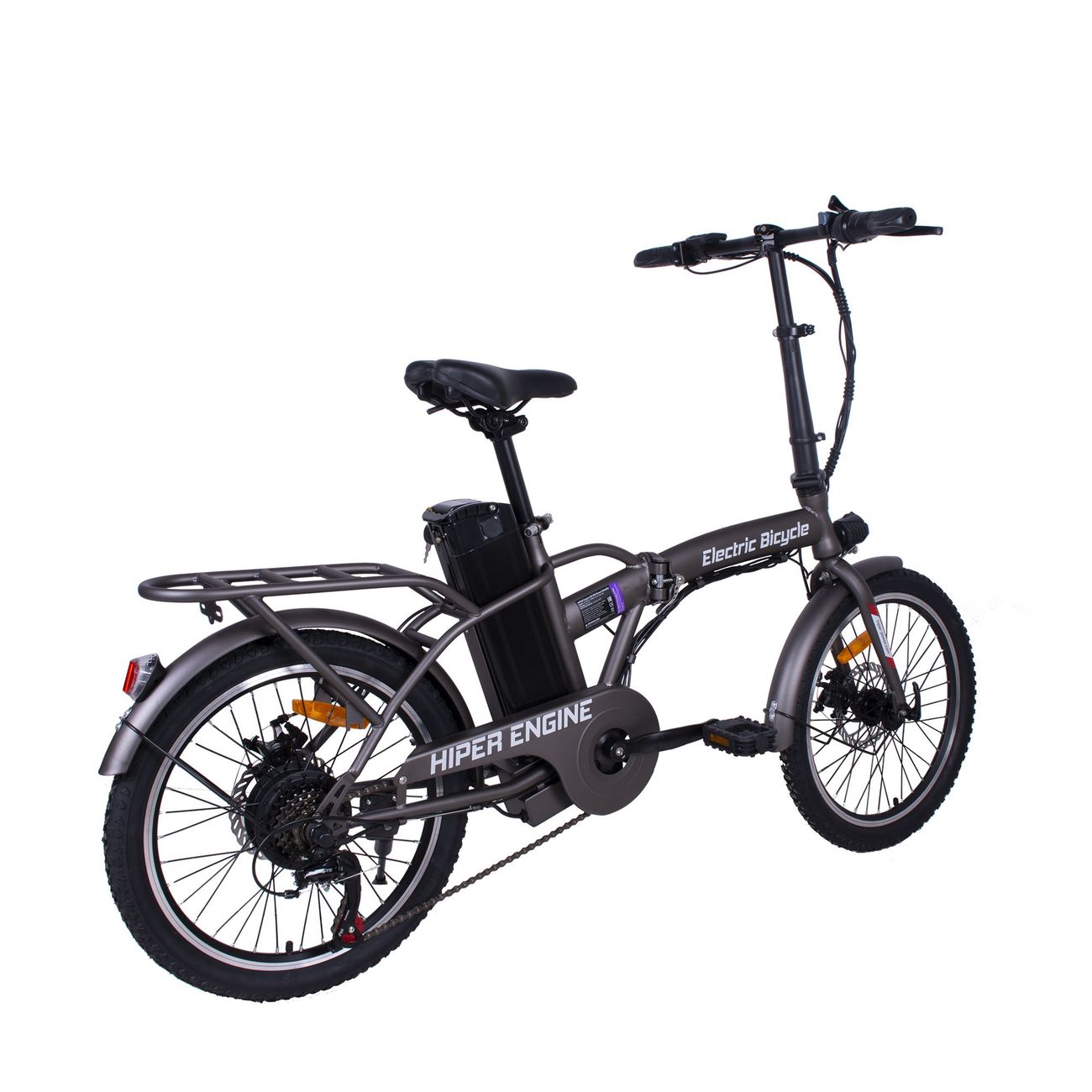 Электрический велосипед HIPER HE-BF200 Brown металлик