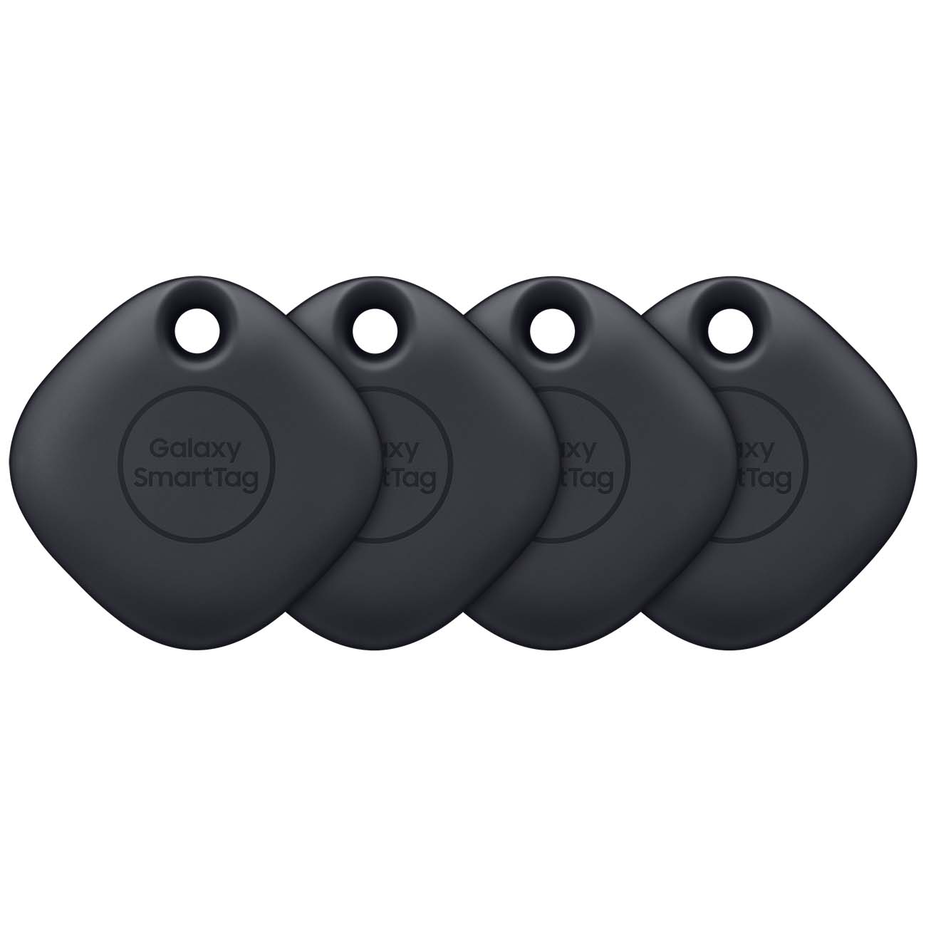 Комплект беспроводных трекер-меток для поиска потерянных вещей Samsung Galaxy SmartTag 4шт., черные фото