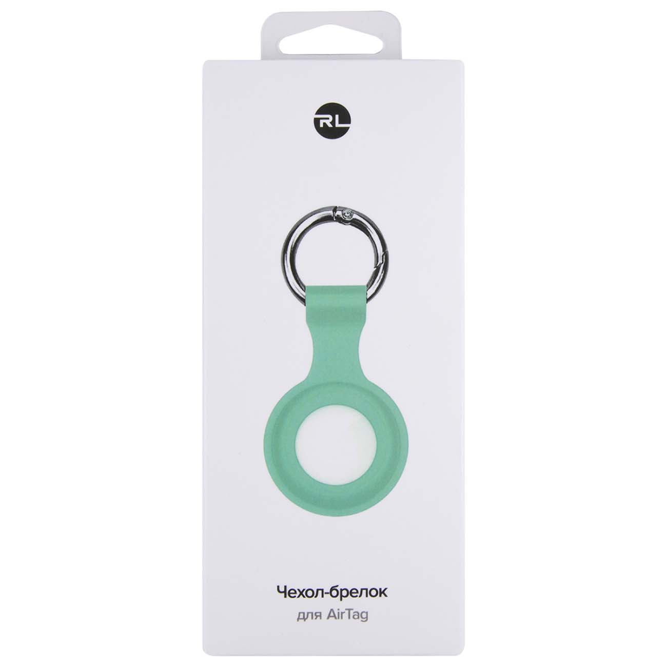 Чехол-брелок для AirTag Red Line пластик мятный