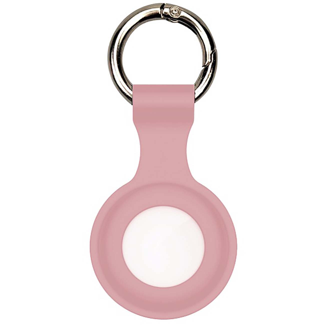 Чехол-брелок для AirTag Red Line пластик розовый фото