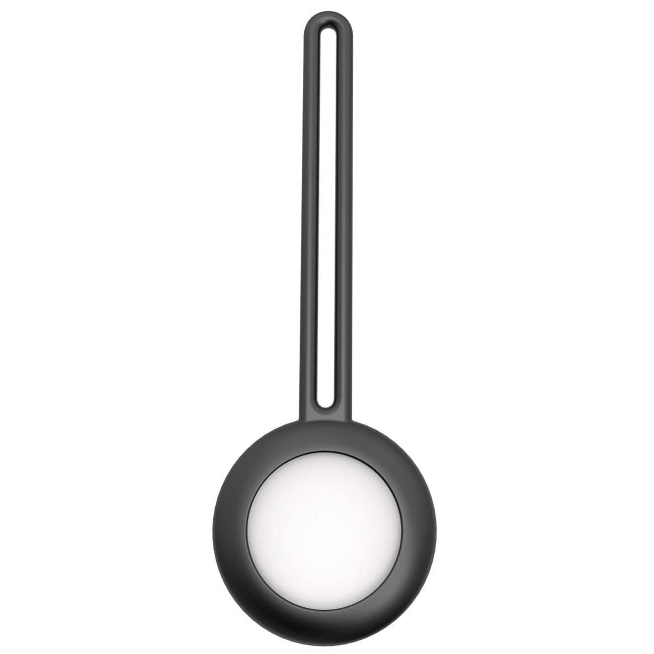 Чехол-подвеска для AirTag Red Line силикон Black белый