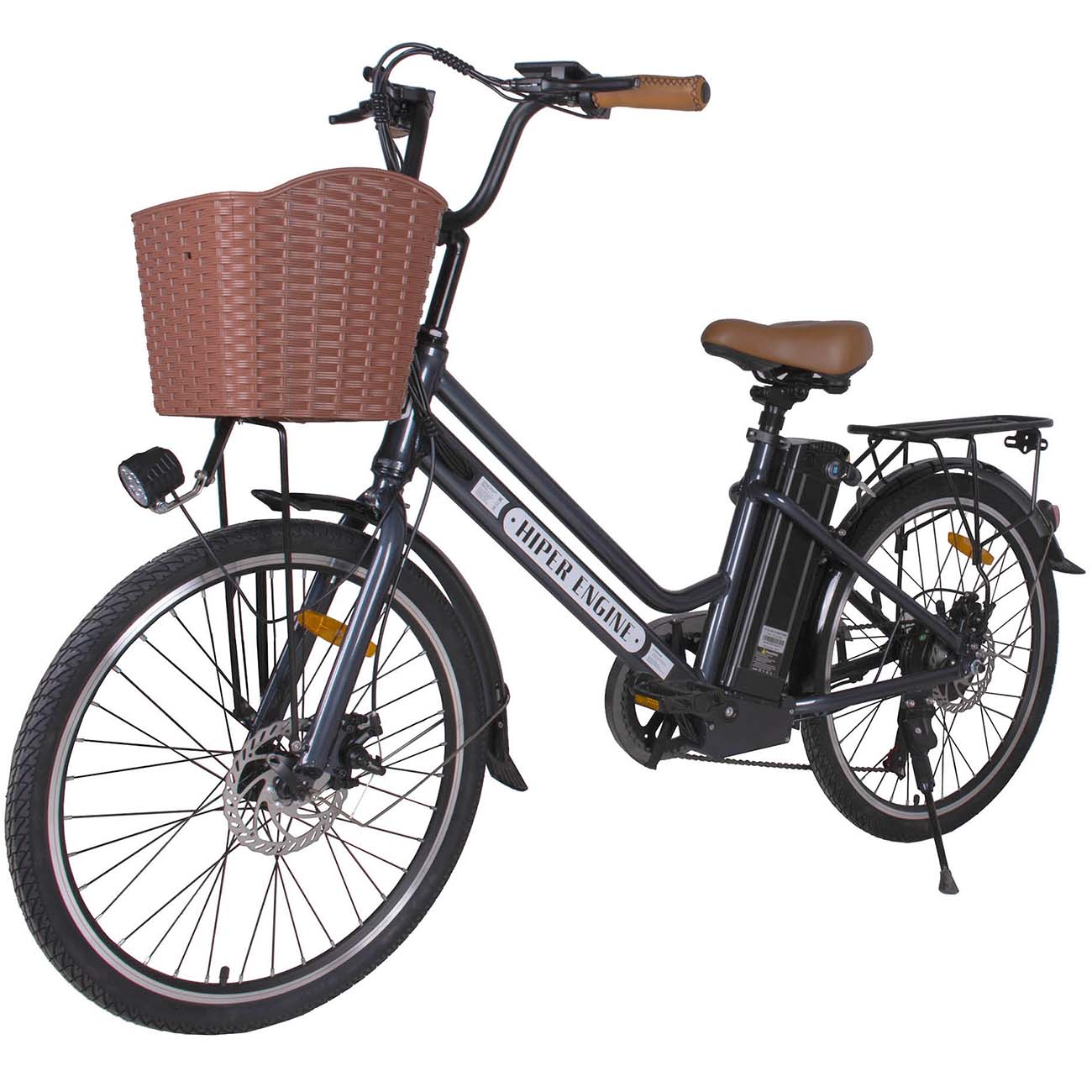 Электрический велосипед HIPER Engine B67 Brown Metalic