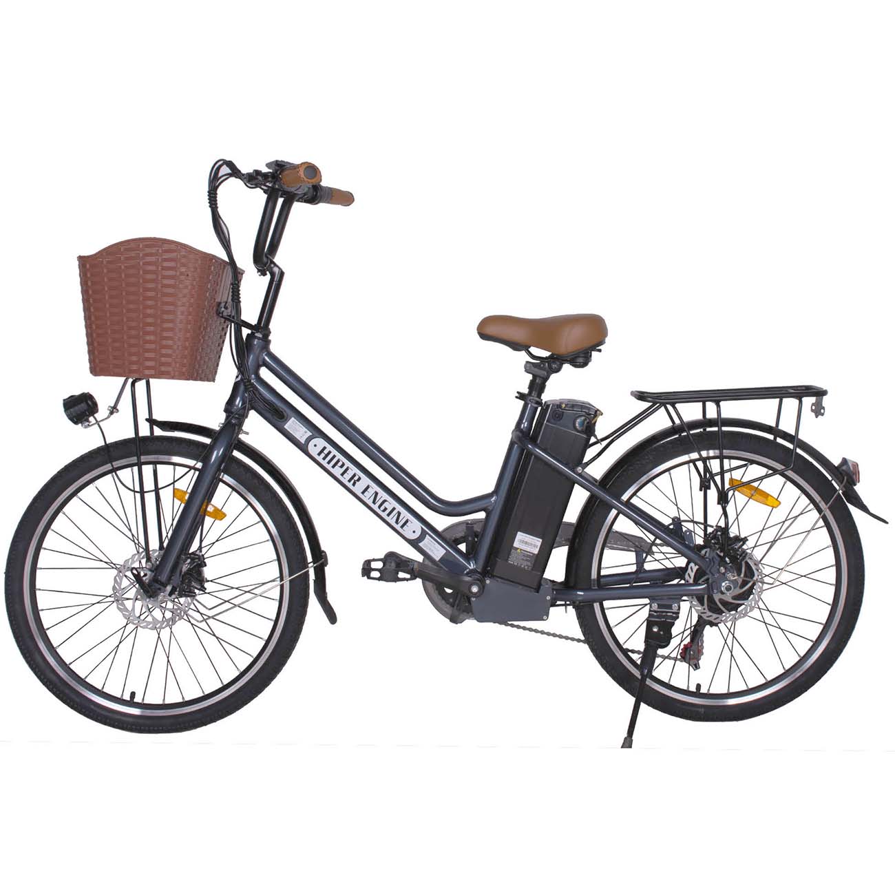 Электрический велосипед HIPER Engine B67 Brown Metalic