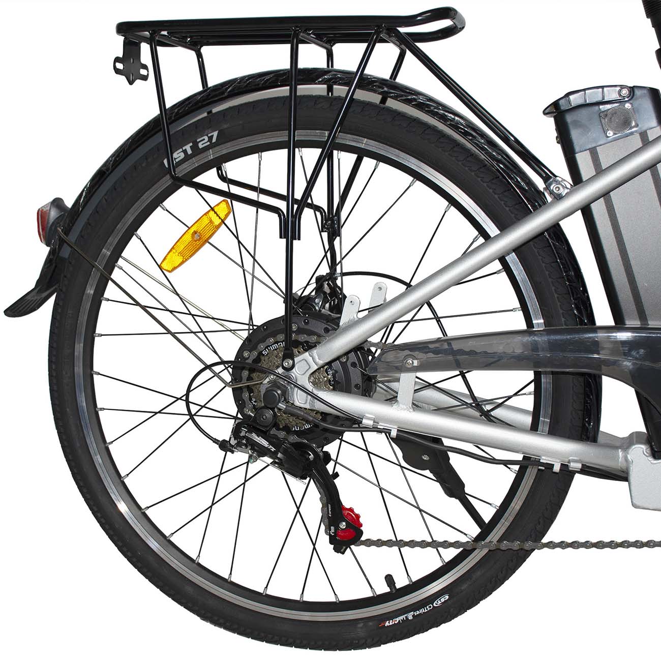 Электрический велосипед HIPER Engine B67 белый серебристый