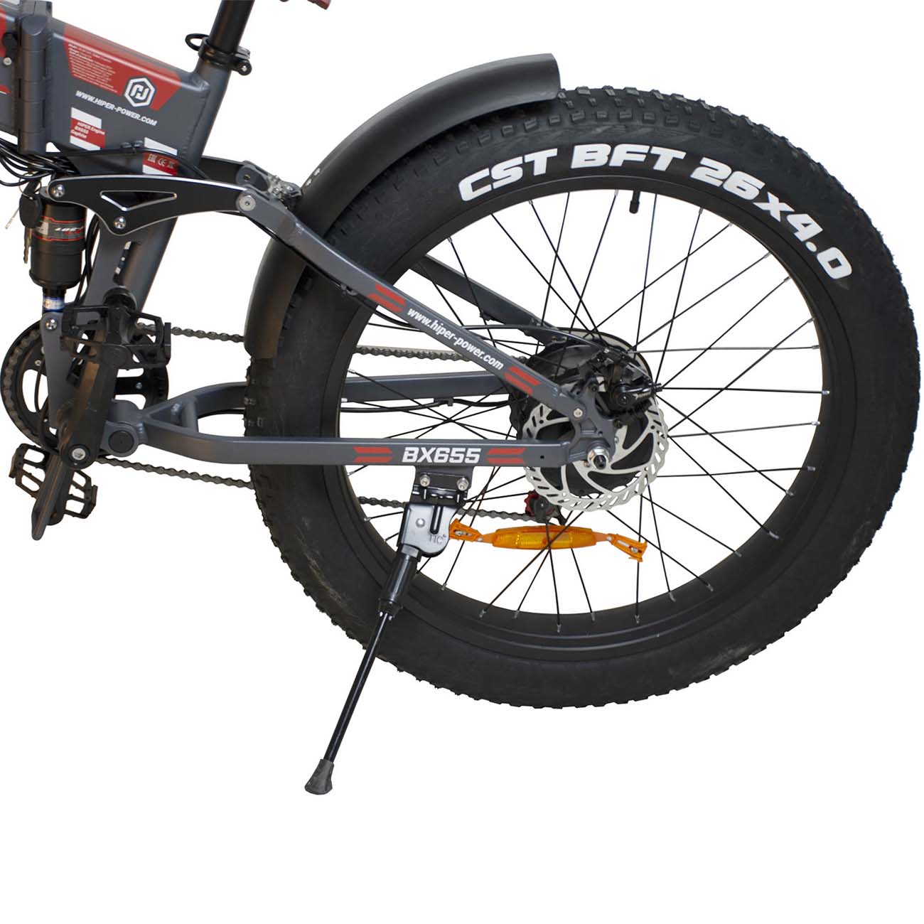 Электрический велосипед HIPER Engine BX655 графитовый