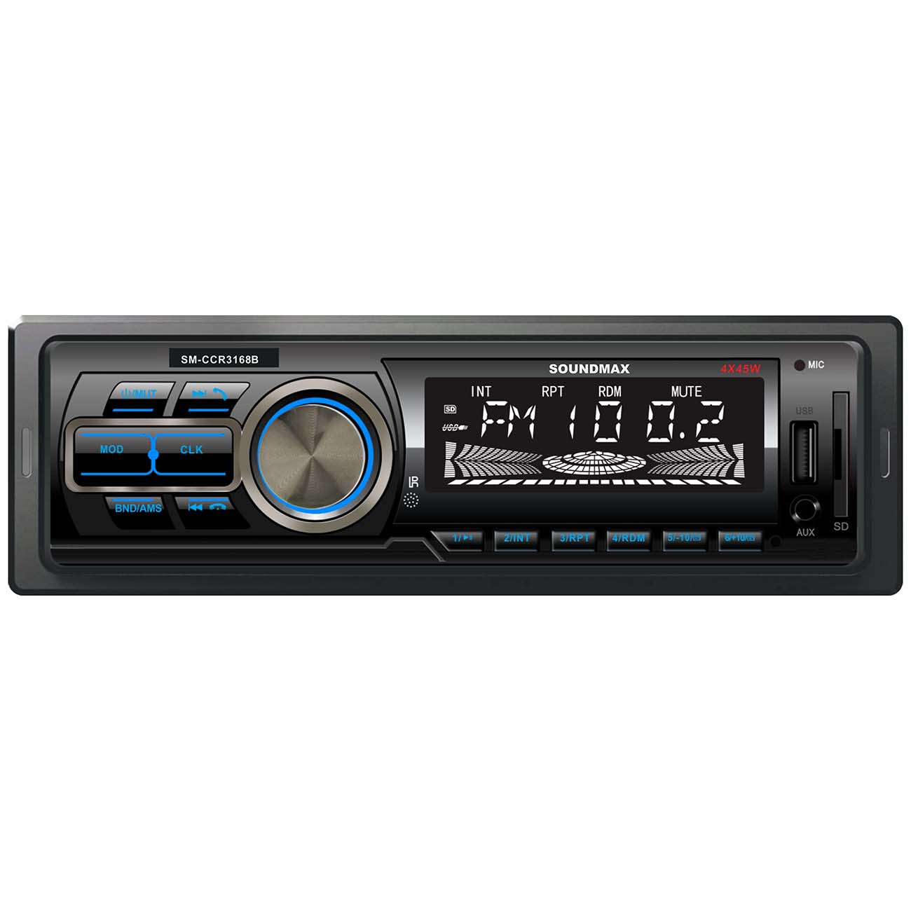 USB-Автомагнитола Soundmax SM-CCR3168B фото