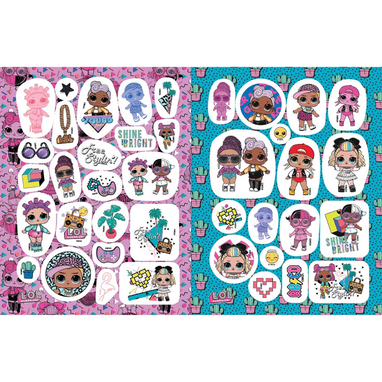 Книга для детей ND Play 150 наклеек. L.O.L. Будь стильной