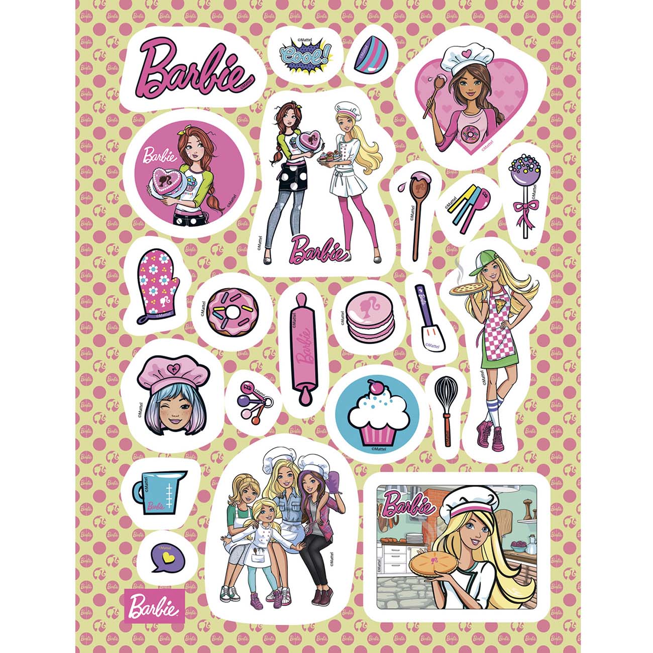 Книга для детей ND Play 150 наклеек. Барби. Профессии