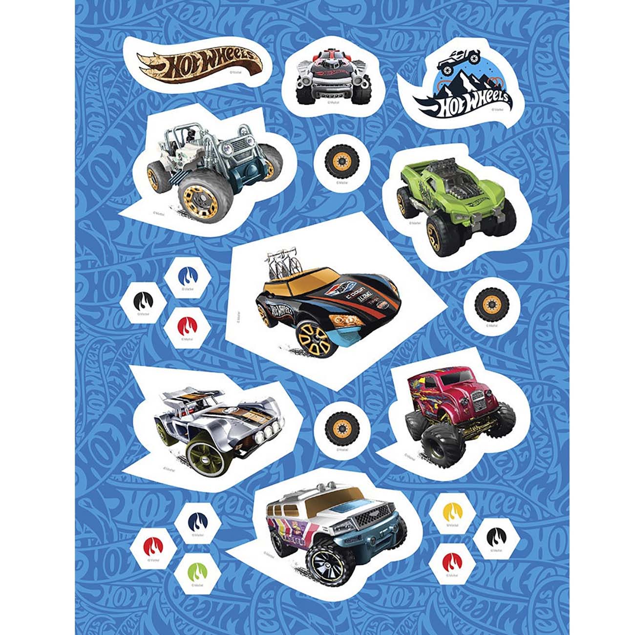 Книга для детей ND Play 150 наклеек. Хот Вилс. Бесстрашные внедорожники