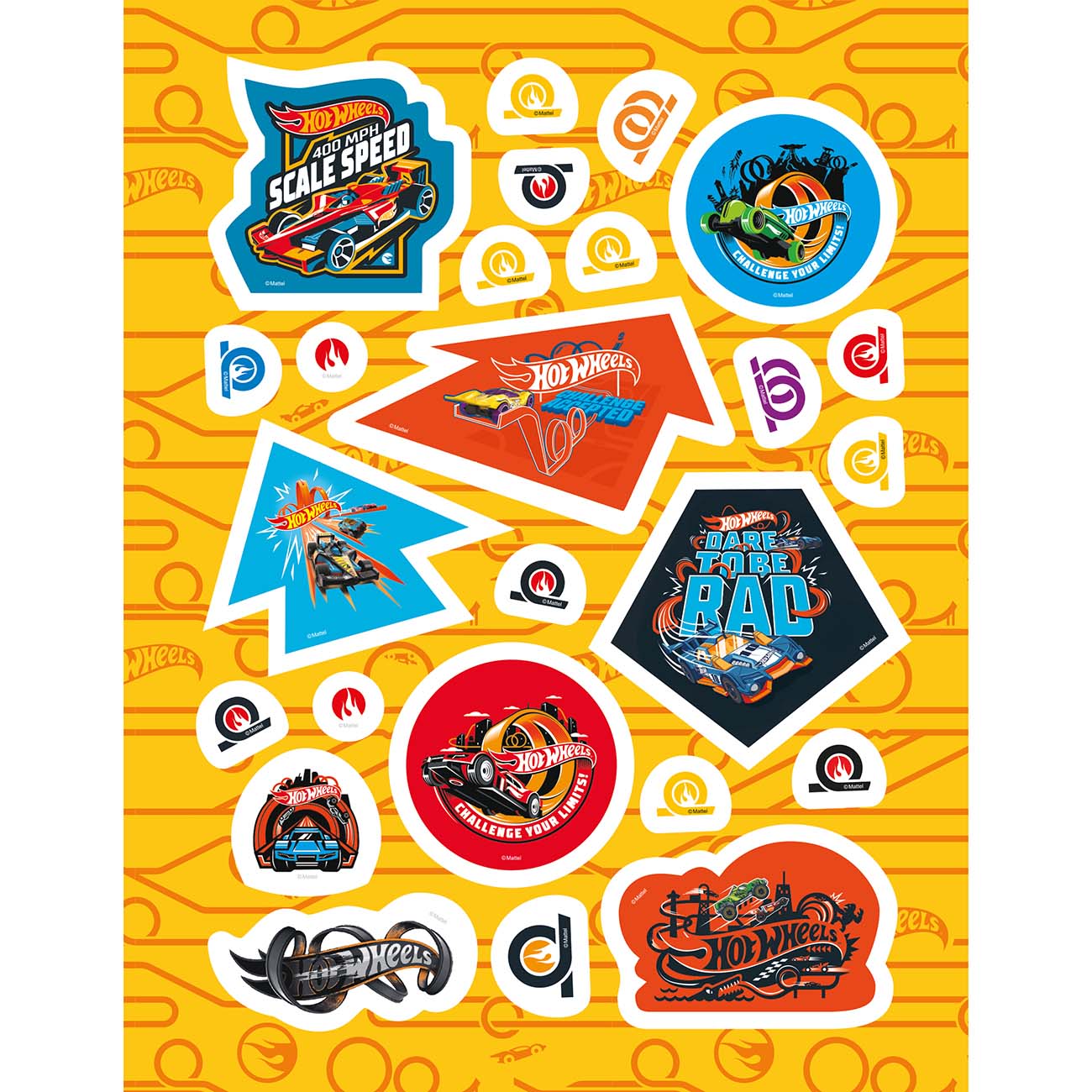 Книга для детей ND Play 150 наклеек. Хот Вилс. Петляющая трасса