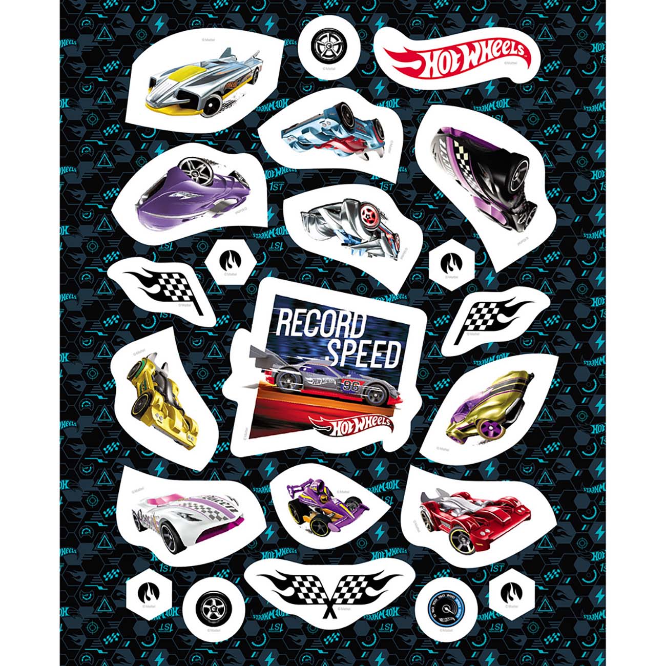 Книга для детей ND Play 150 наклеек. Хот Вилс.Супер скорость