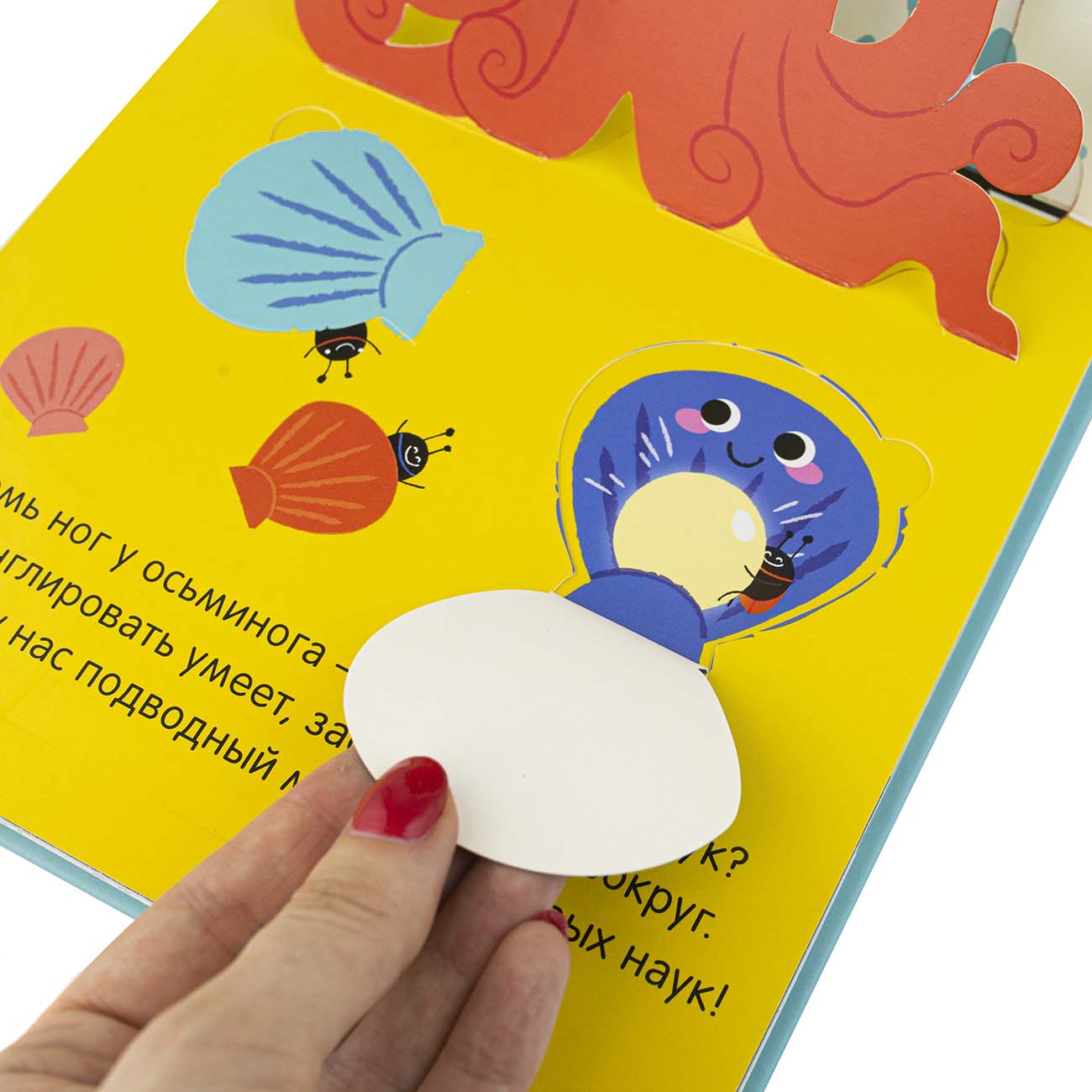 Книга для детей ND Play 3Д картинки. Морские жители