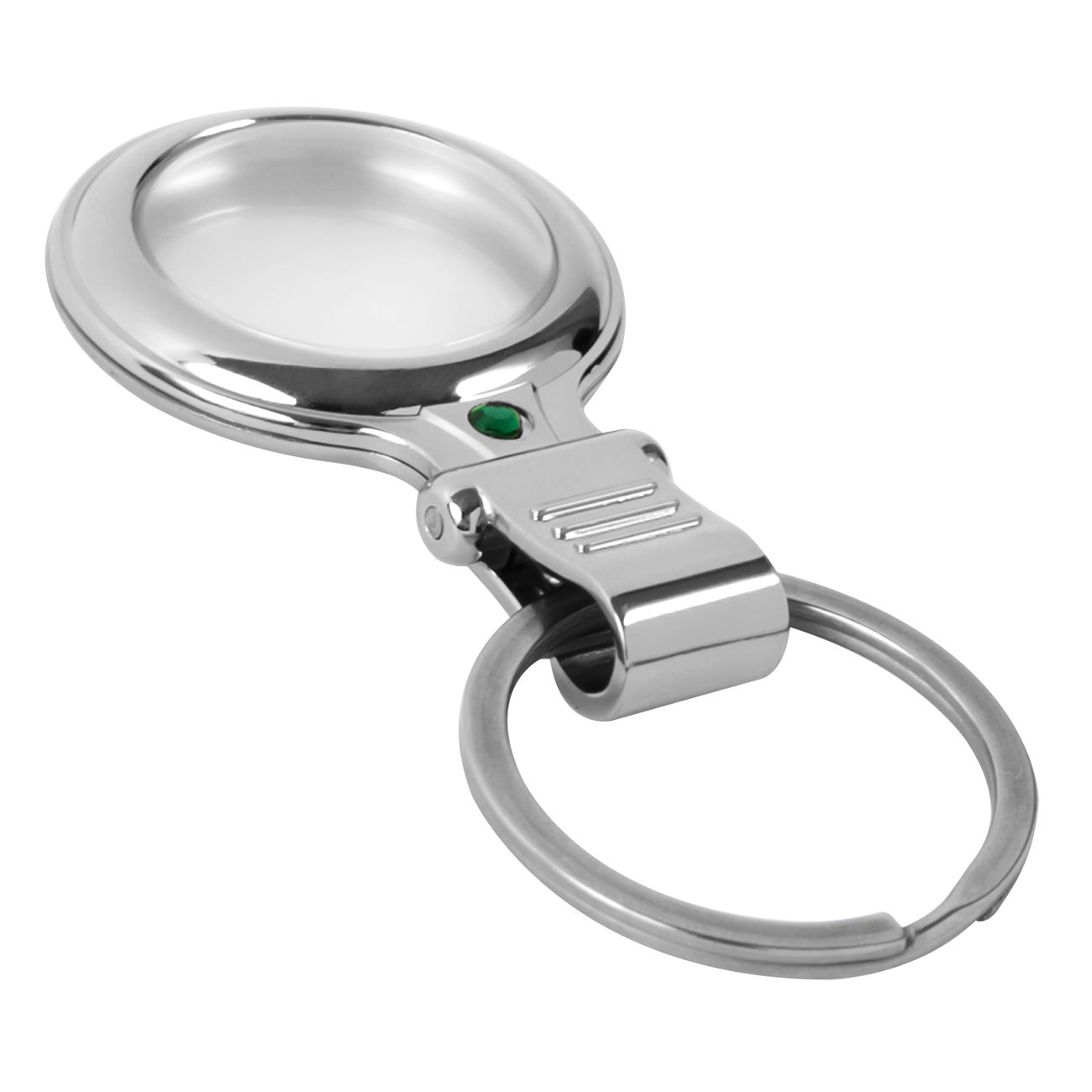 Чехол-брелок для AirTag Red Line металл серебристый