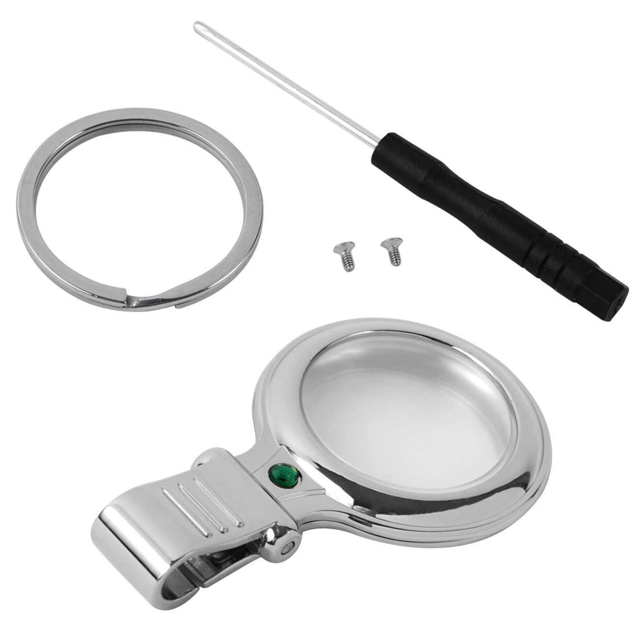 Чехол-брелок для AirTag Red Line металл серебристый